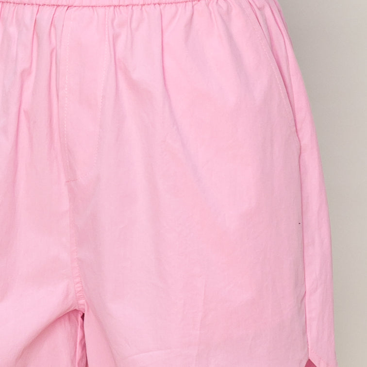 Wholesale Poplin High Waist Shorts Shorts DZ24A298 PINK DOUBLE ZERO