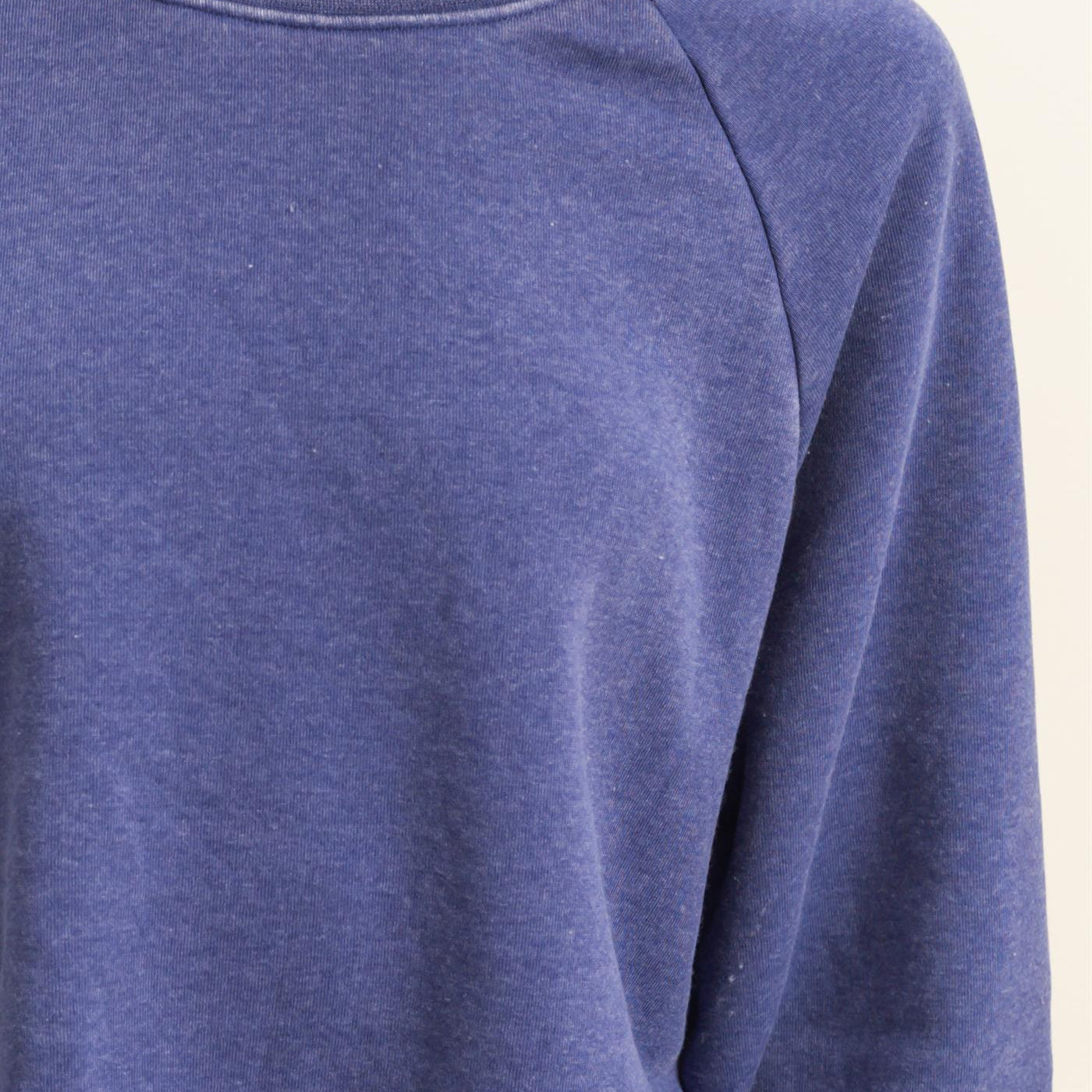 Wholesale Laid Back Crop Sweatshirt Sweatshirts DZ25C445 DUSTY INDIGO DOUBLE ZERO