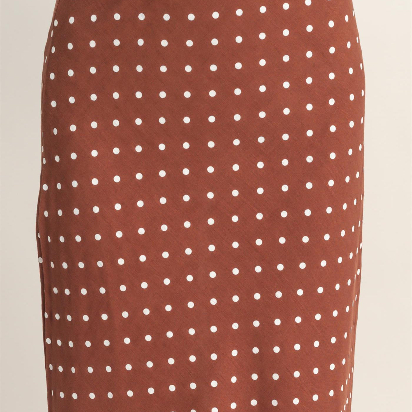 Wholesale Polka Dot A-Line Skirt Skirts HF26E416-D CHESTNUT HYFVE