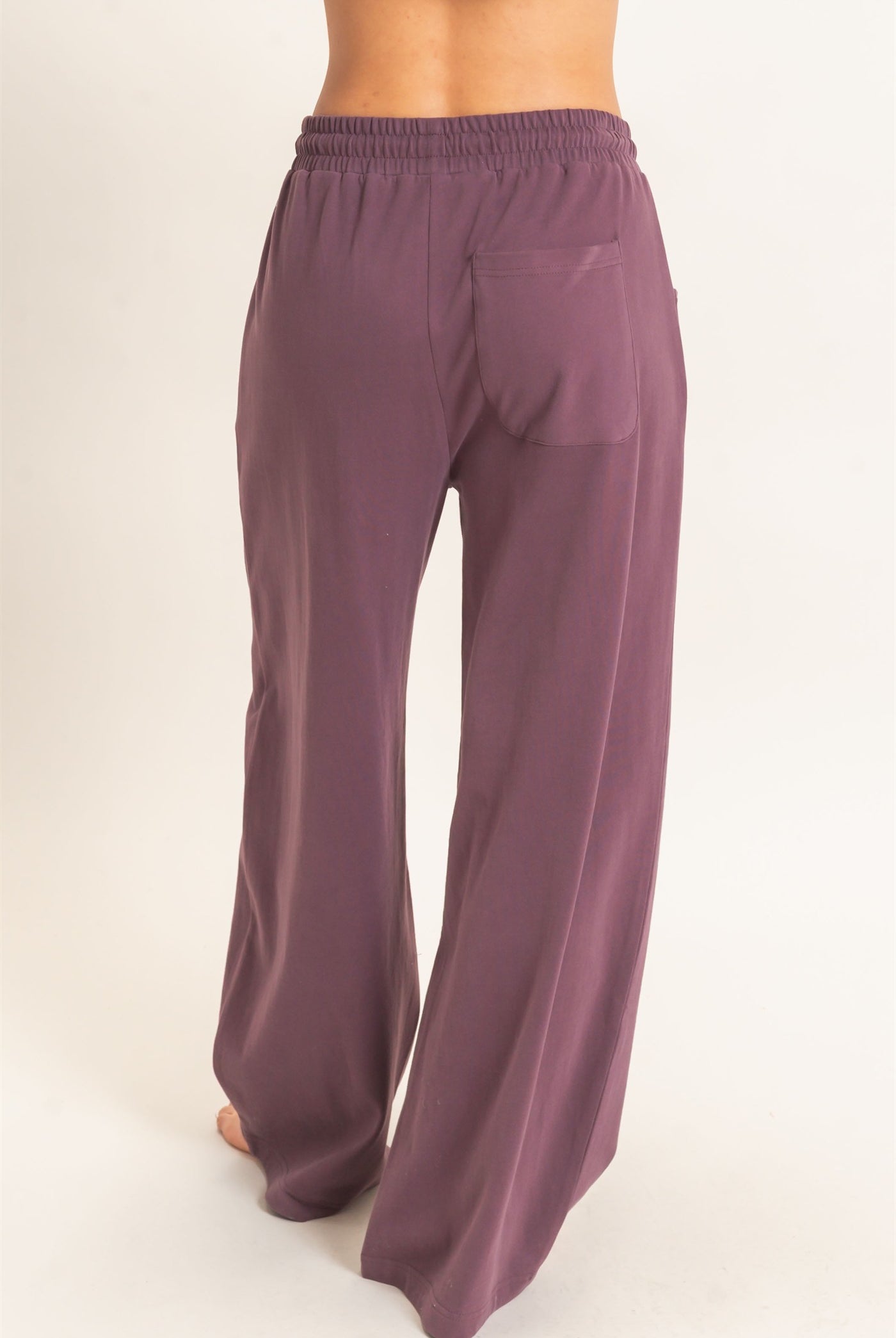 Wholesale Washed Barrel Sweatpants Pants DZ26E379 COCOA DOUBLE ZERO
