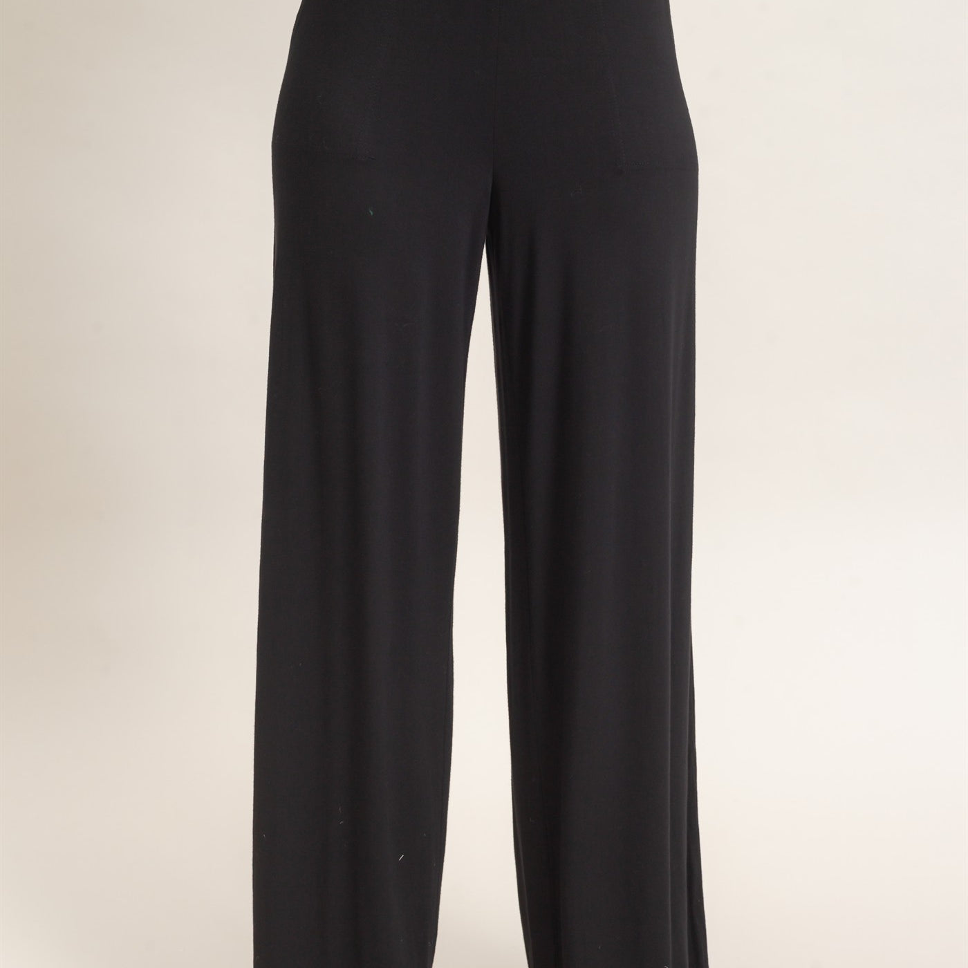 Wholesale Wide-Leg Elastic Waist Pants Pants HF26F299-D BLACK HYFVE