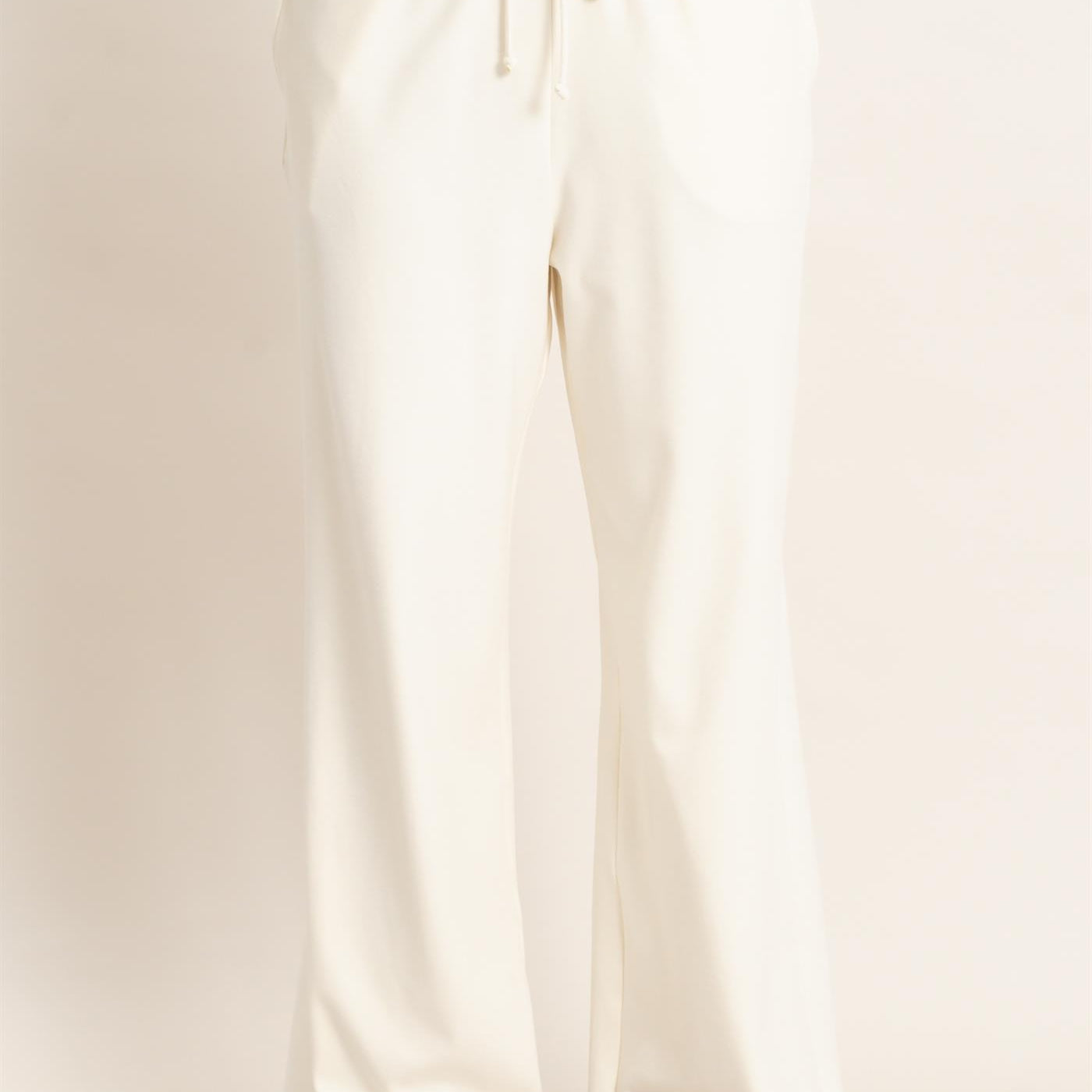 Wholesale Wide Leg Pants With Drawcord Pants DZ26E288 CREAM DOUBLE ZERO
