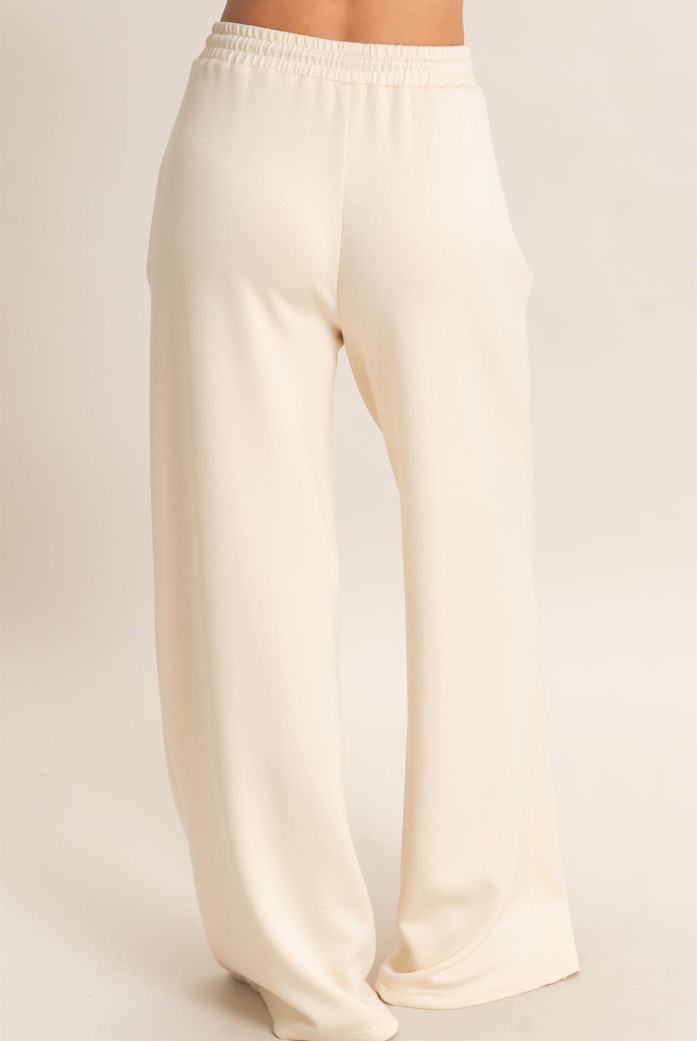 Wholesale Drawstring Waist Pintuck Wide Leg Pants Pants DZ26E384 ALPACA HYFVE