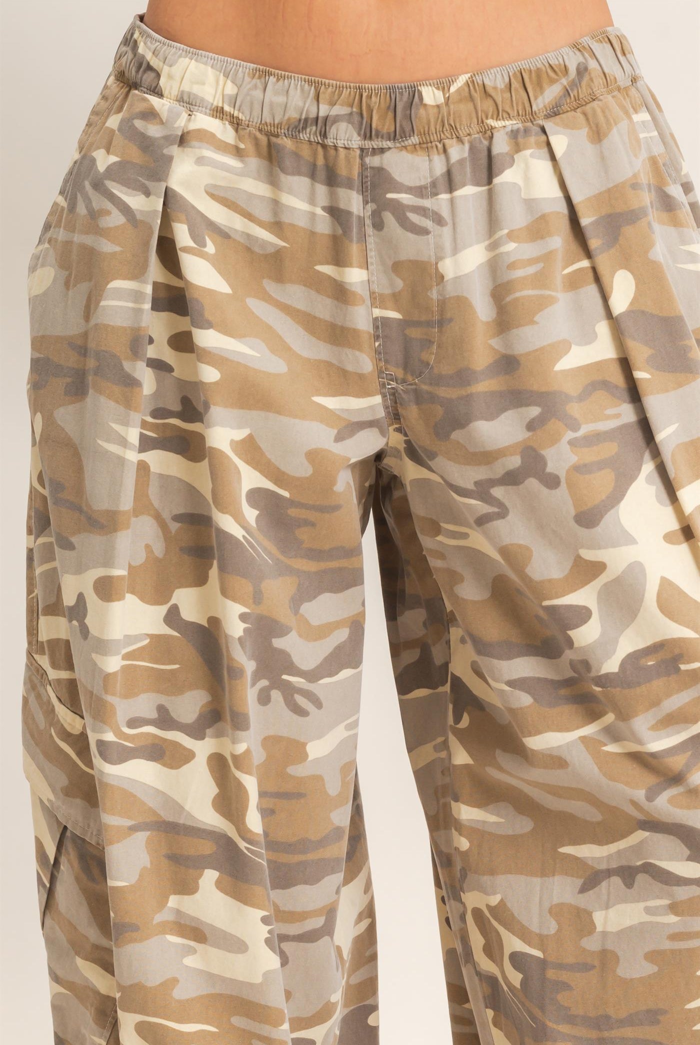Wholesale Camouflage Cargo Pocket Pants Pants DZ26C891 STONE DOUBLE ZERO
