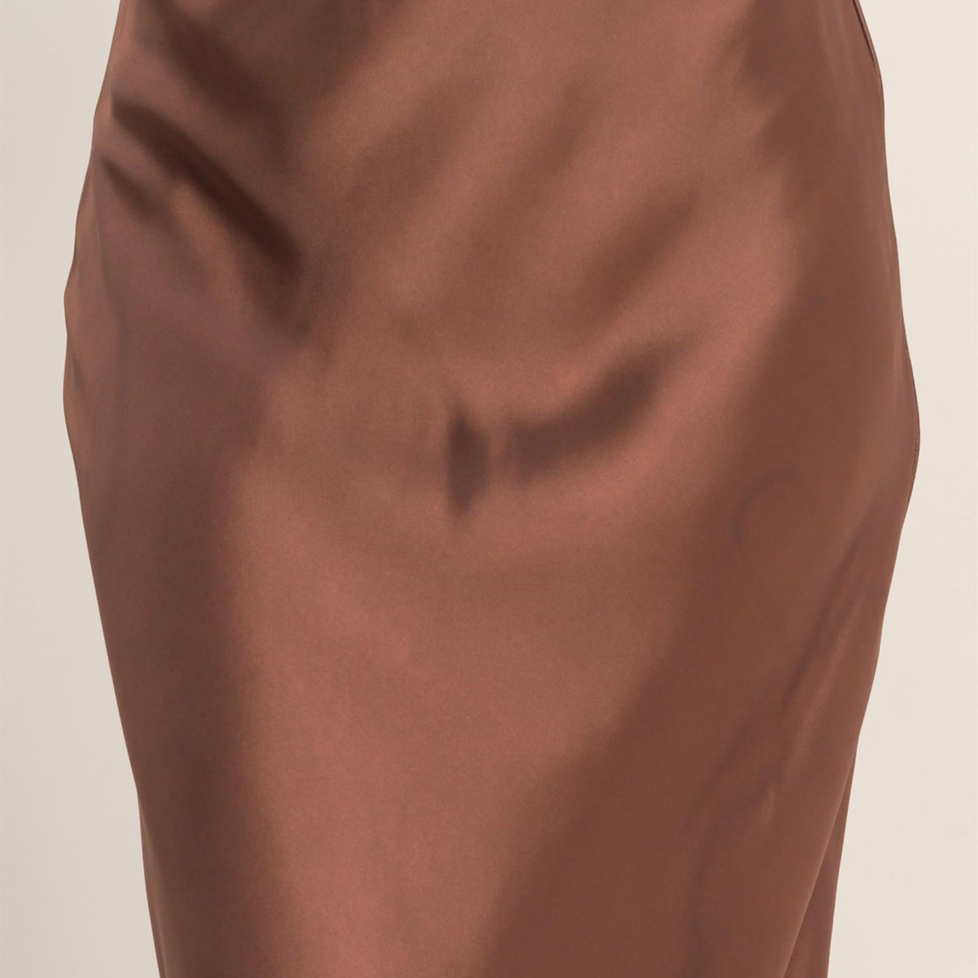 Wholesale Satin Maxi Skirt Skirts DZ26E274 CHOCOLATE DOUBLE ZERO
