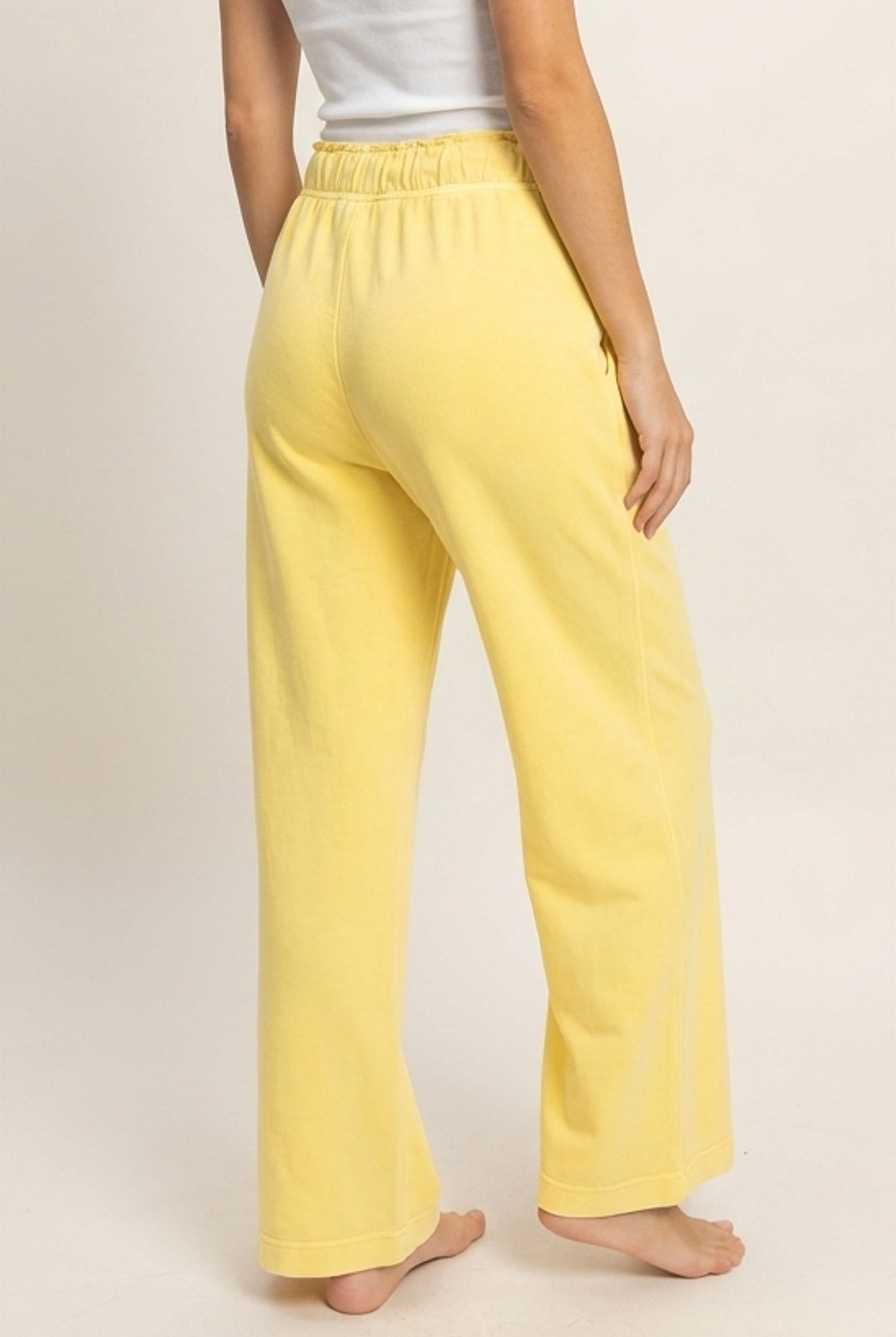 Wholesale High Waist Flare Pants Pants DZ24C346-D PINEAPPLE DOUBLE ZERO