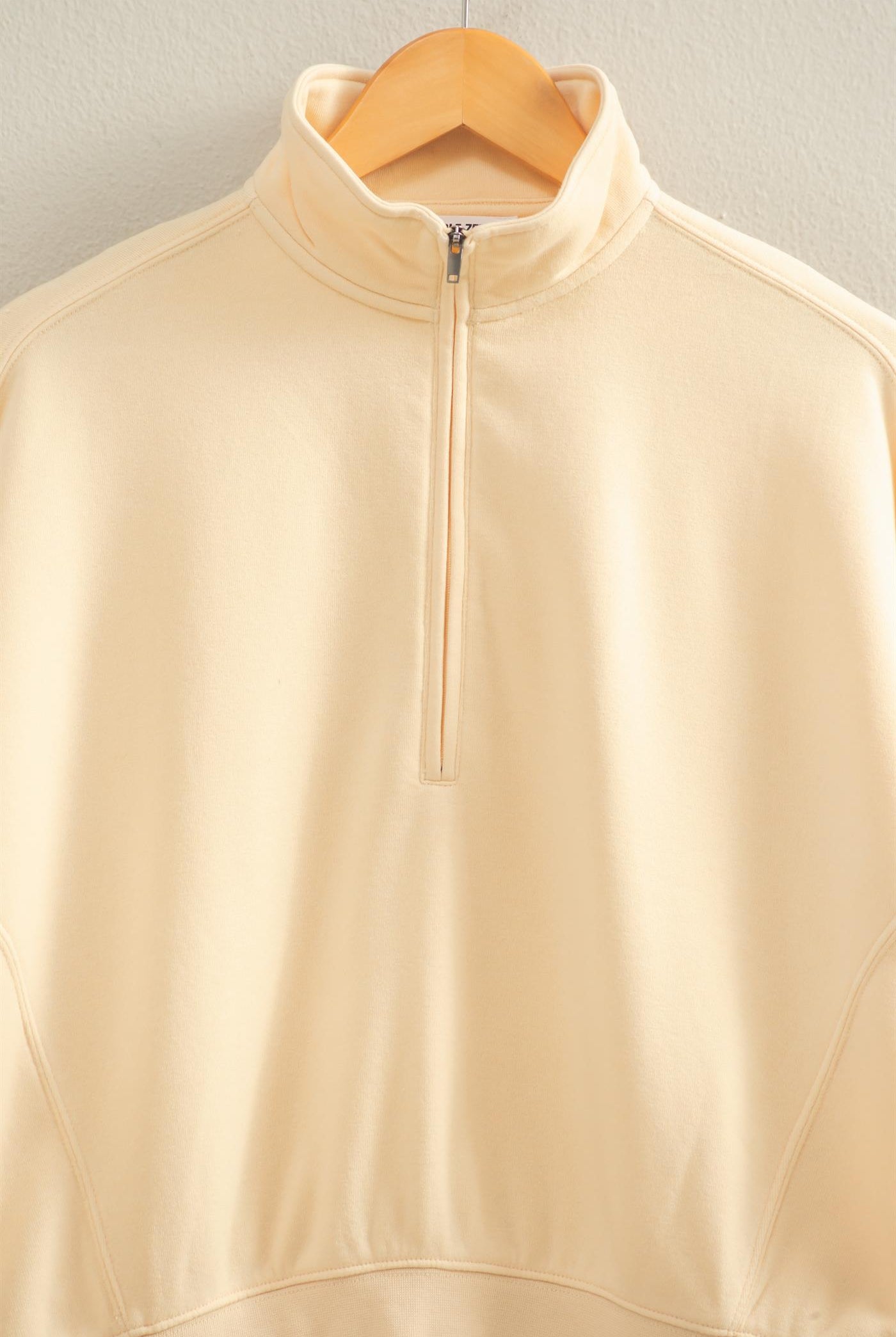 Wholesale Love This Way Half-Zip Sweatshirt Sweatshirts DZ25C908 ALPACA DOUBLE ZERO