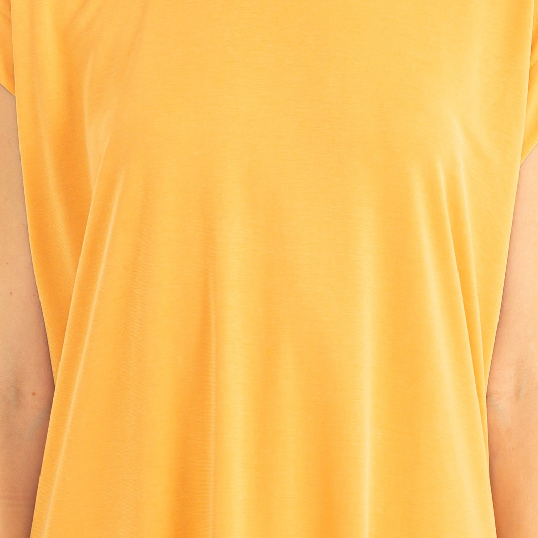 Wholesale Lazy Day Dolman Short Sleeves Midi Dress Dresses DZ23A795 CARAMEL DOUBLE ZERO