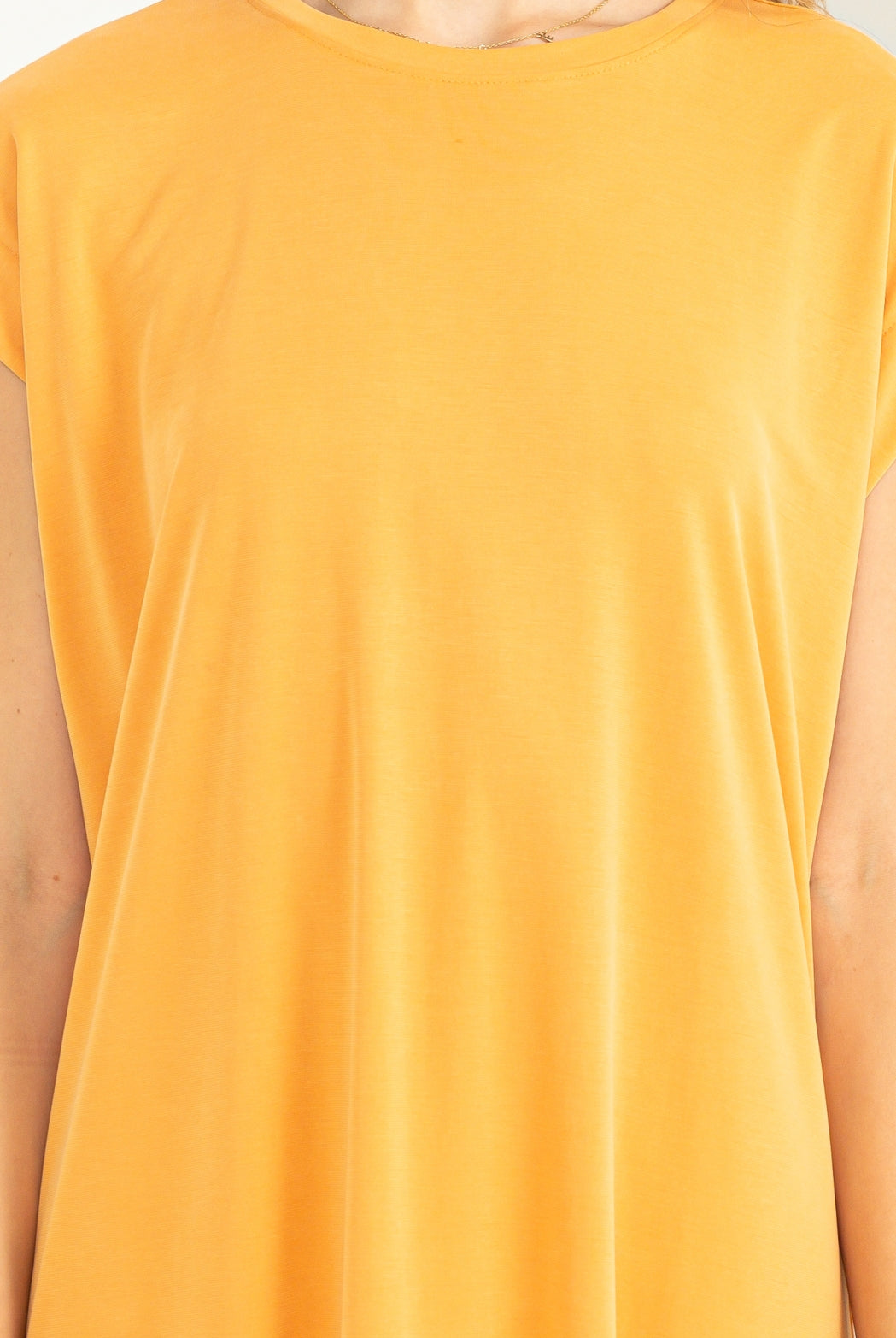 Wholesale Lazy Day Dolman Short Sleeves Midi Dress Dresses DZ23A795 CARAMEL DOUBLE ZERO