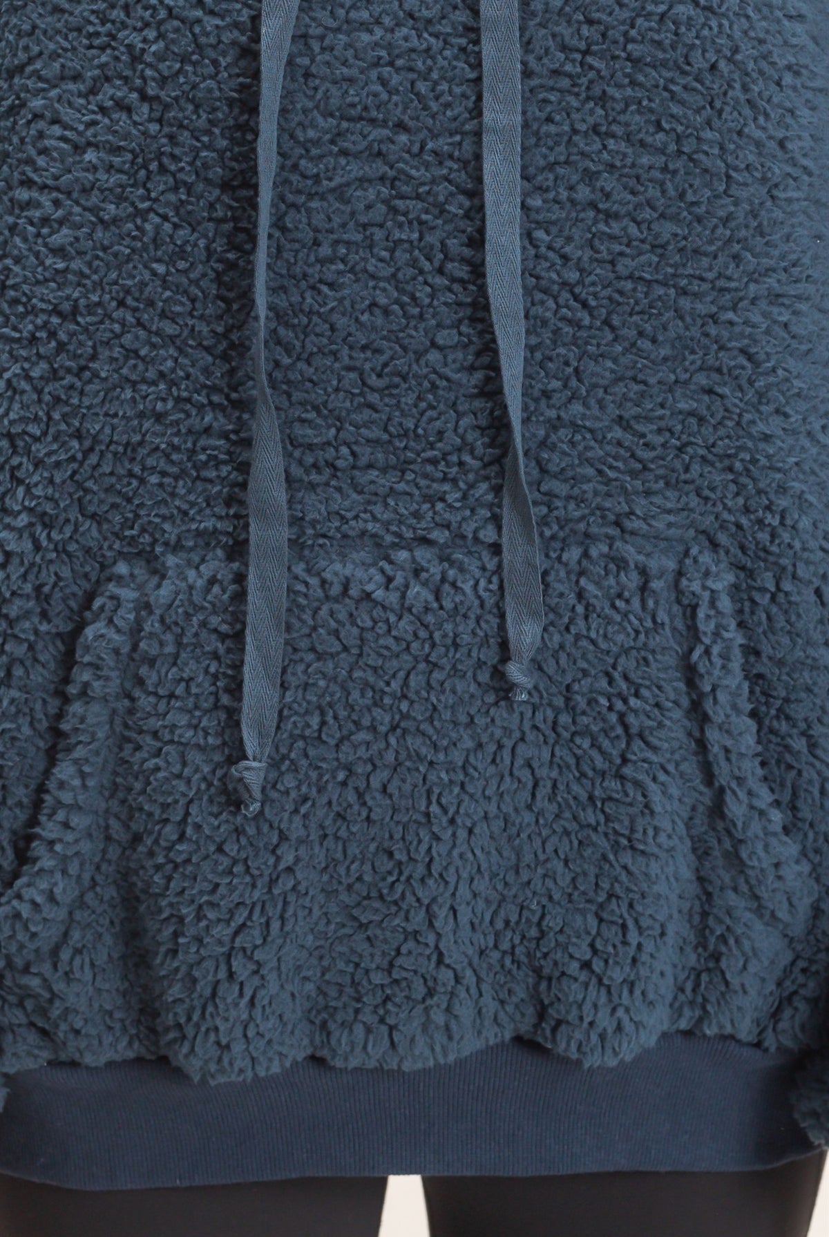 Wholesale Plush Sherpa Pullover Hoodie Hoodies HF26F289 MIDNIGHT BLUE HYFVE