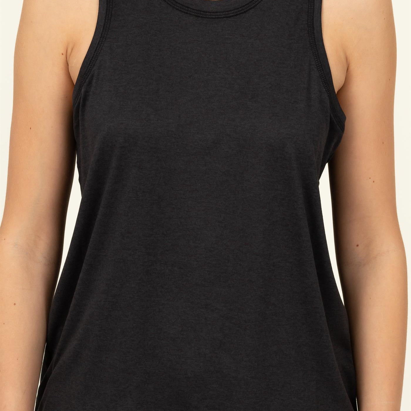 Wholesale Basic Sleeveless Top Clothing Tops DZ22E869 BLACK DOUBLE ZERO
