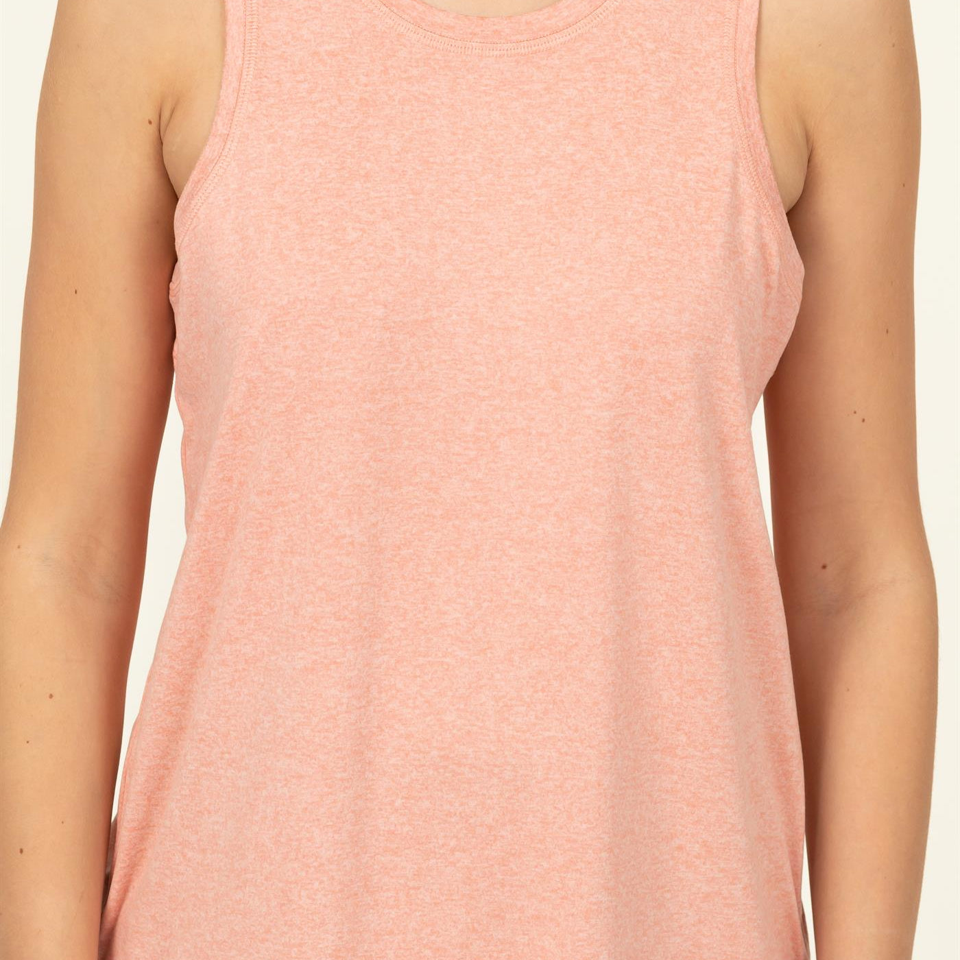 Wholesale Basic Sleeveless Top Clothing Tops DZ22E869 TEAK ROSE DOUBLE ZERO