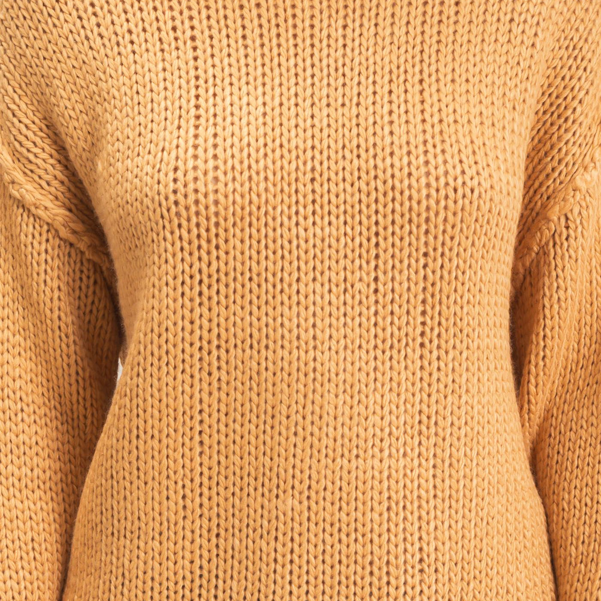 Wholesale Rolled Collar Loose Knit Sweater Sweaters HF26C859 LIGHT BROWN HYFVE