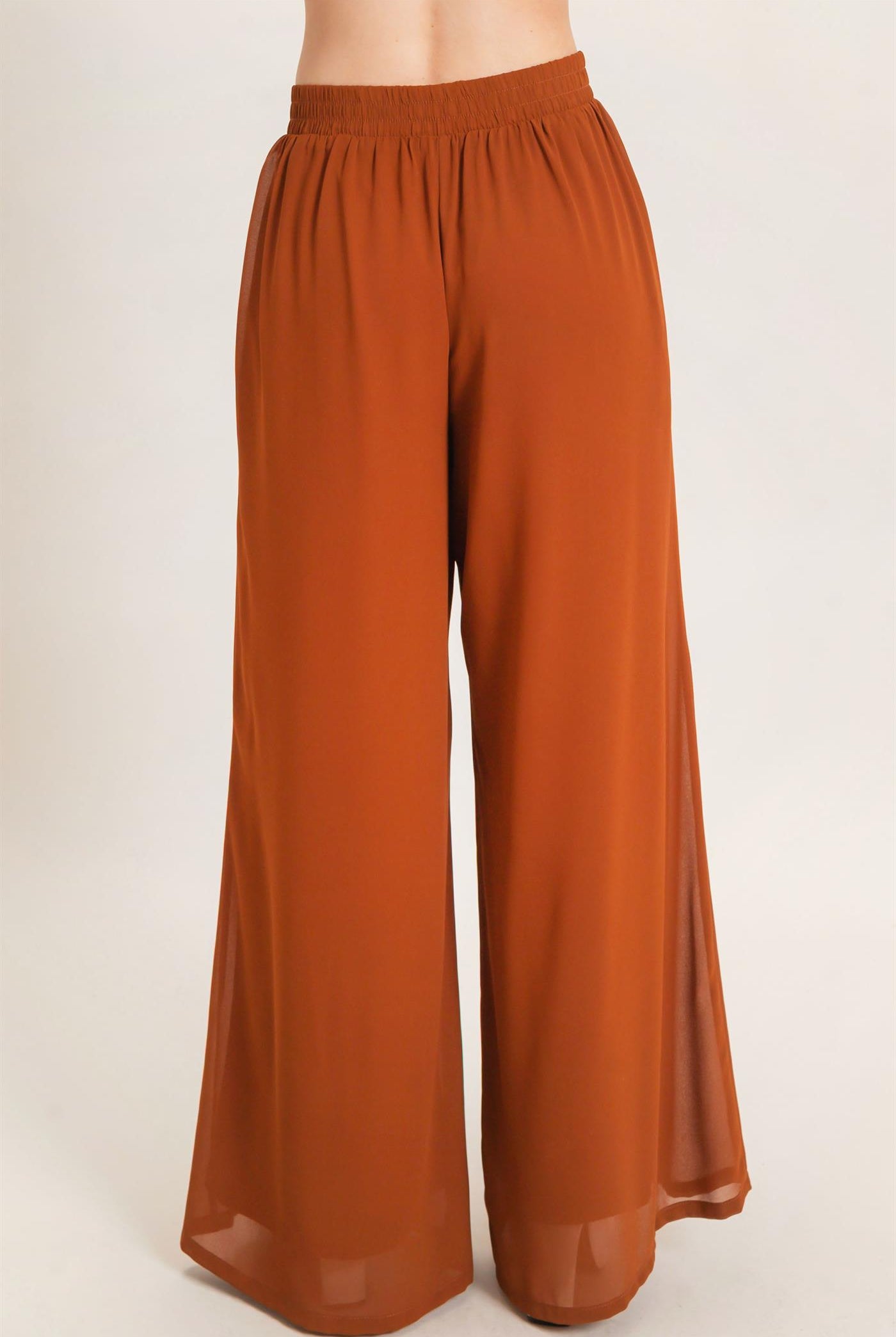 Wholesale Wide-Leg High Waist Pants Pants HF26F068-D CAMEL HYFVE