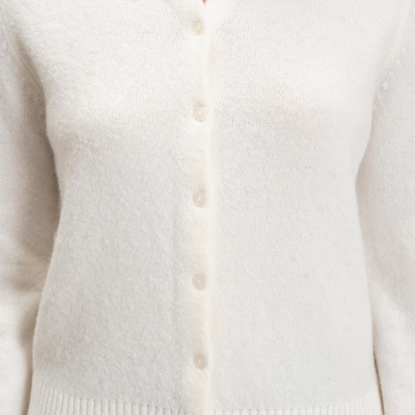 Wholesale Crew Neck Cardigan Cardigans DZ26E119 WHIP CREAM DOUBLE ZERO