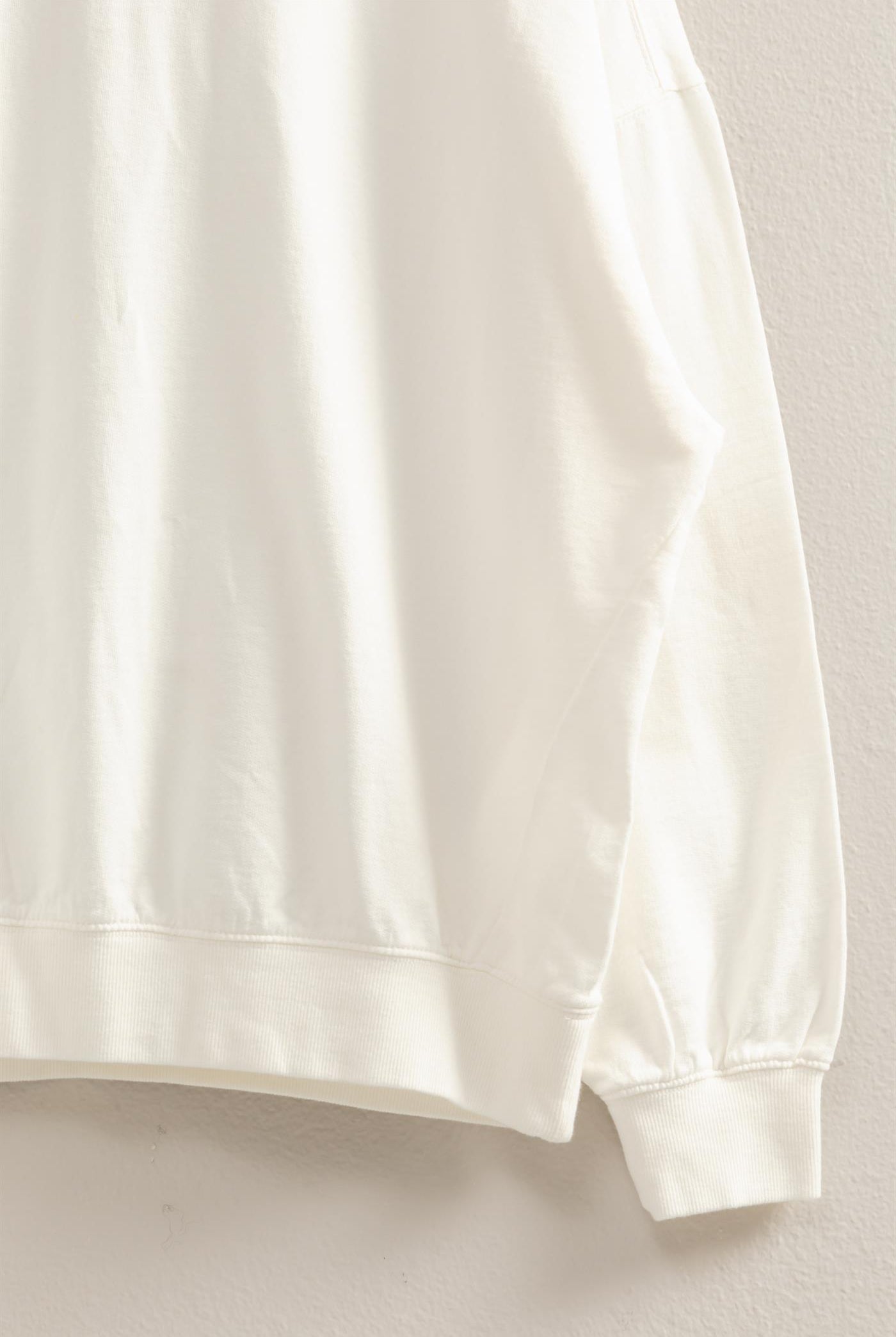 Wholesale Warm Long Sleeve French Terry Sweatshirt Sweatshirts DZ25C733 WHITE HYFVE