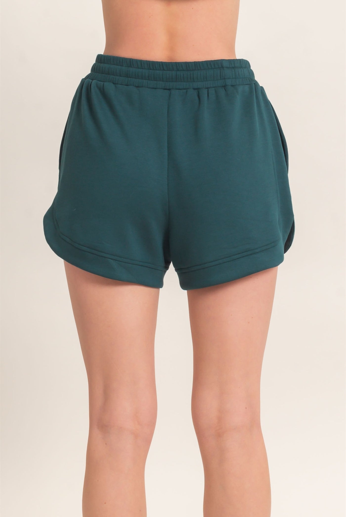 Wholesale Elastic Waistband Shorts Shorts DZ26C973 DEEP GREEN HYFVE