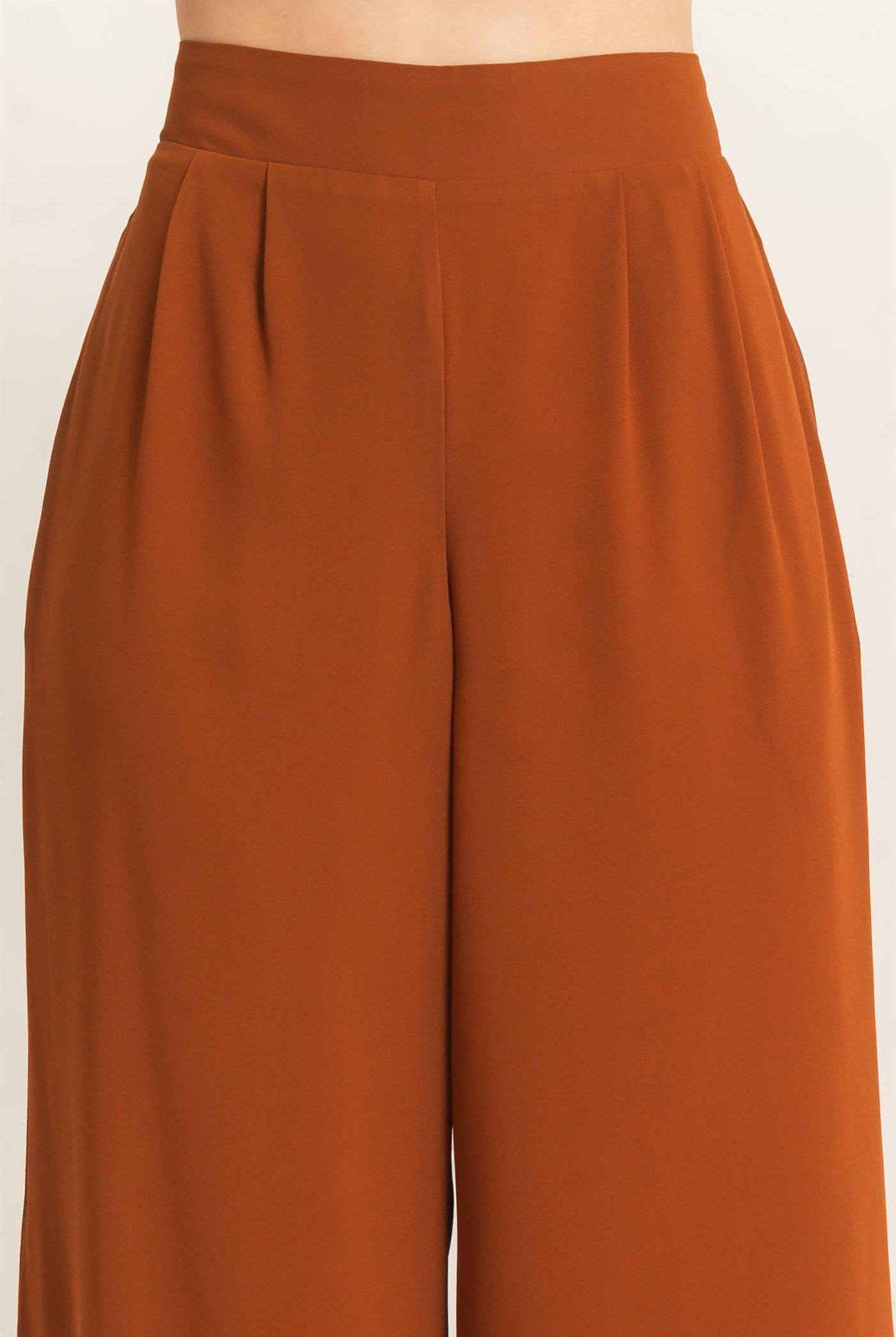Wholesale Wide-Leg High Waist Pants Pants HF26F068-D CAMEL HYFVE