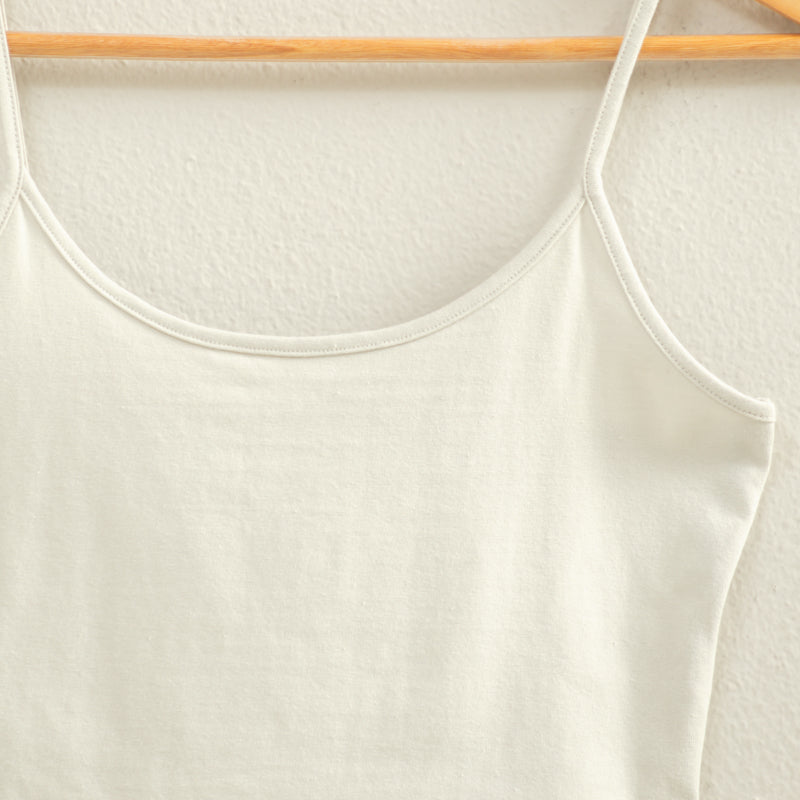 Wholesale Basic Cropped Cami Top Clothing Tops DZ22C818 CERAMIC DOUBLE ZERO