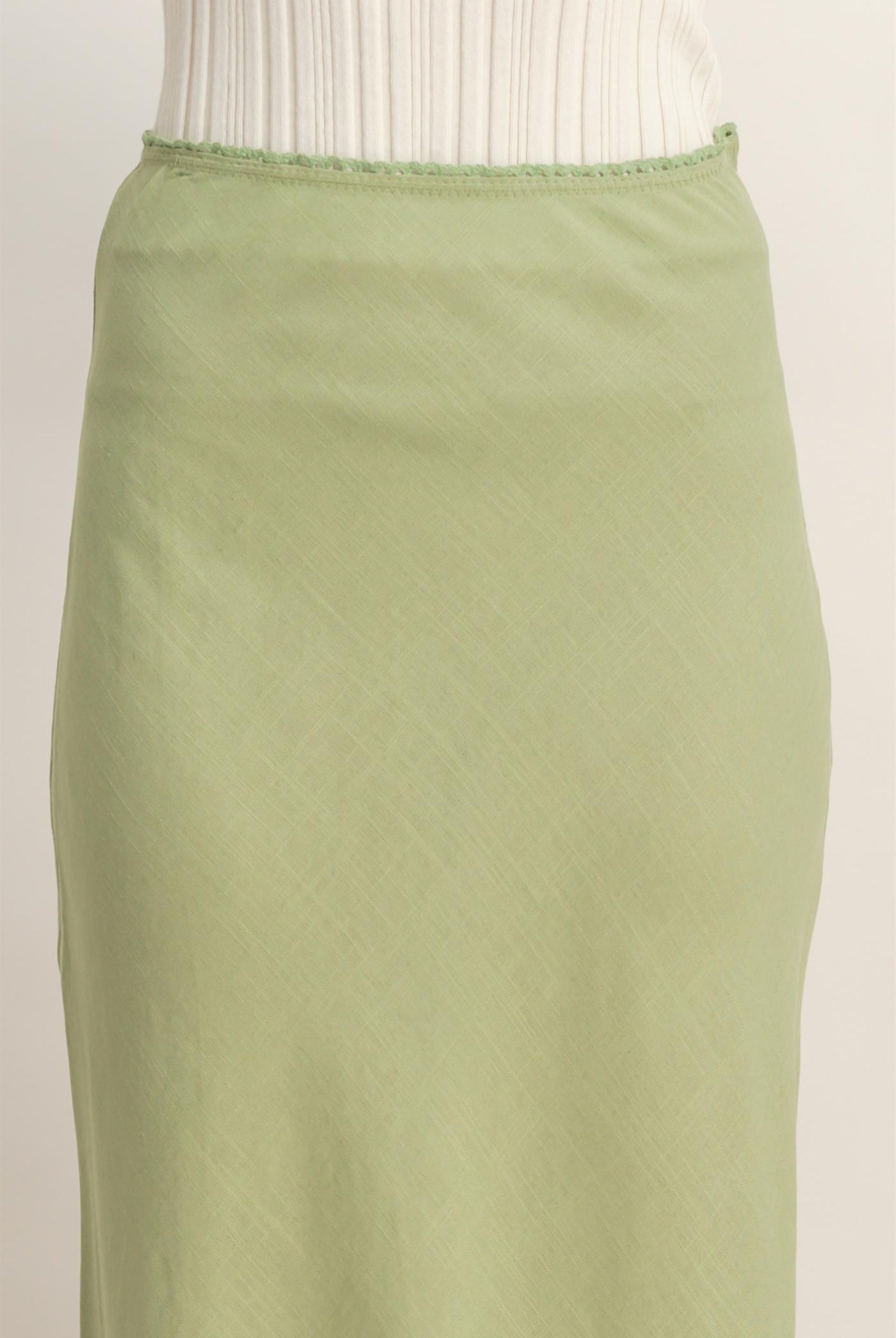Wholesale Maxi Skirt With Elastic Waistband Skirts HF26A473-D SAGE GREEN HYFVE