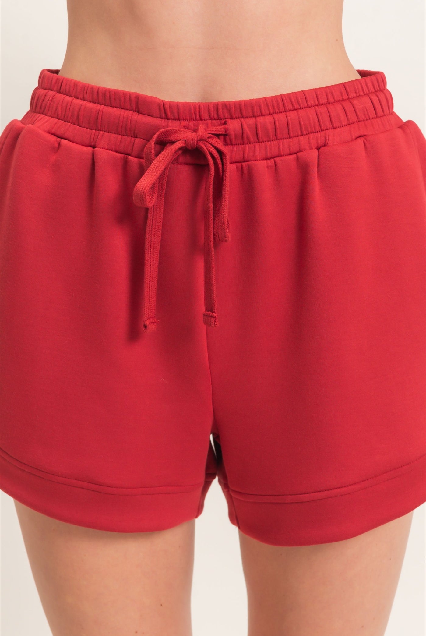 Wholesale Elastic Waistband Shorts Shorts DZ26C973 DARK RED HYFVE
