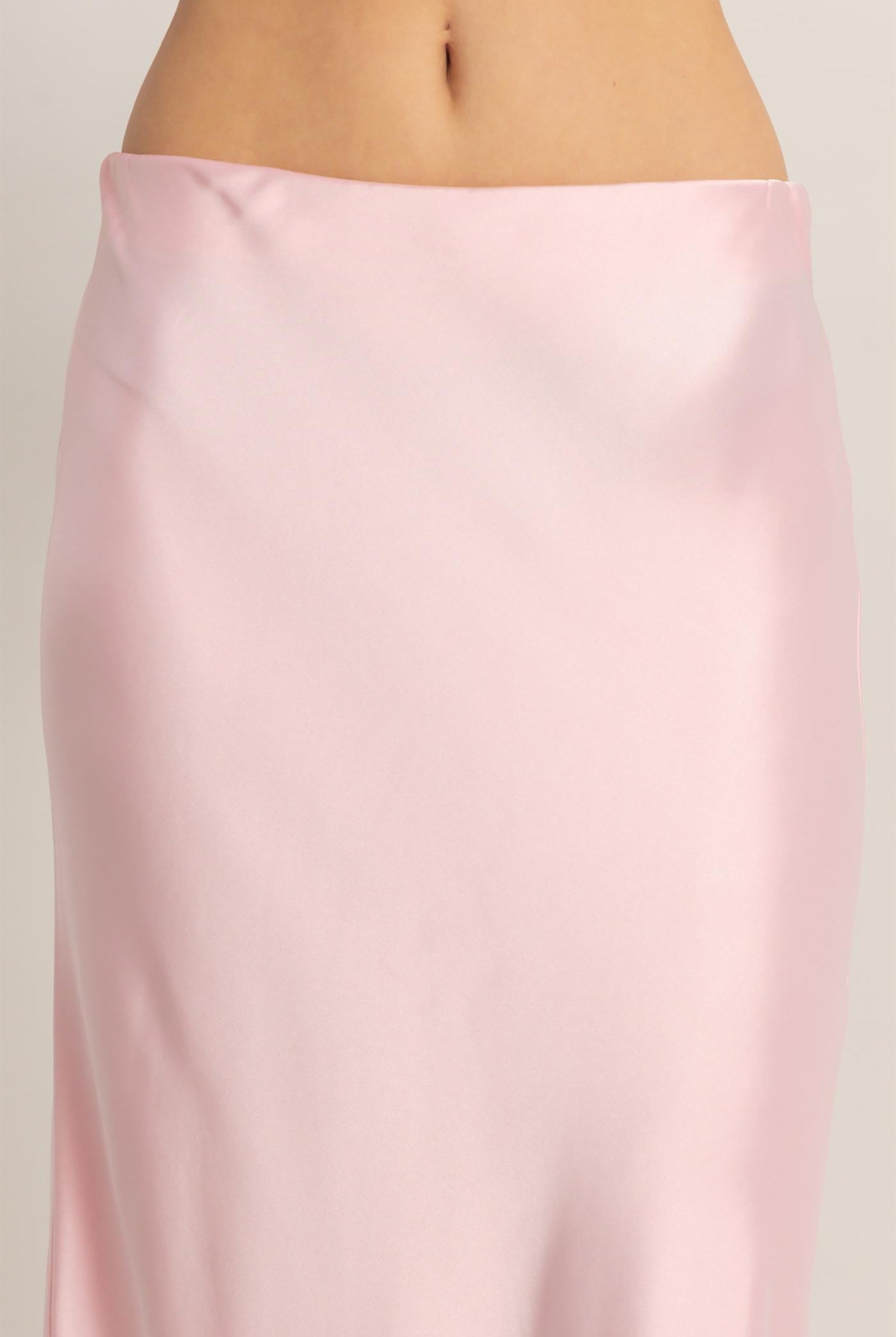 Wholesale Satin Midi Skirt Skirts DZ26A050 SOFT PINK DOUBLE ZERO