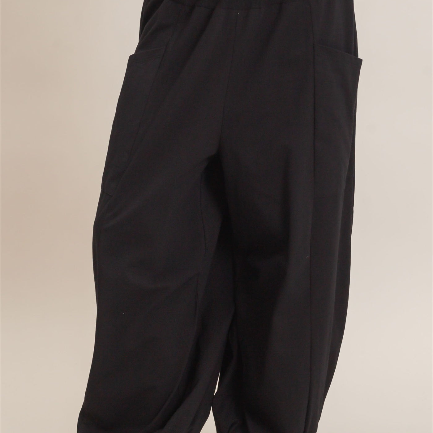 Wholesale Elastic Waistband Jogger Pants Joggers HF26F295 BLACK HYFVE