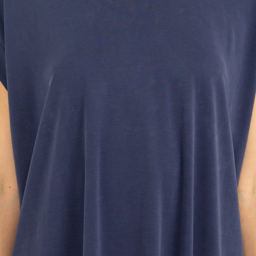 Wholesale Lazy Day Dolman Short Sleeves Midi Dress Dresses DZ23A795 DARK NIGHT DOUBLE ZERO