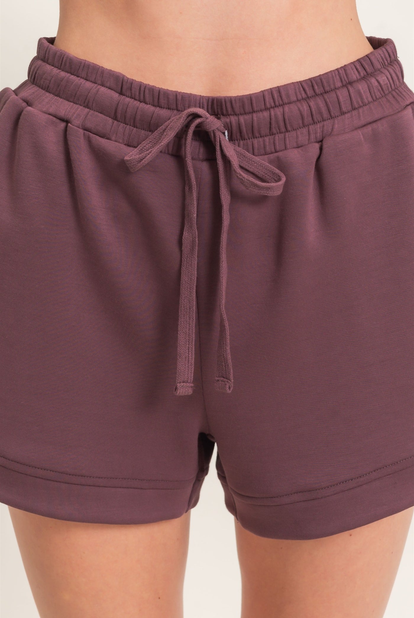 Wholesale Elastic Waistband Shorts Shorts DZ26C973 COCOA HYFVE