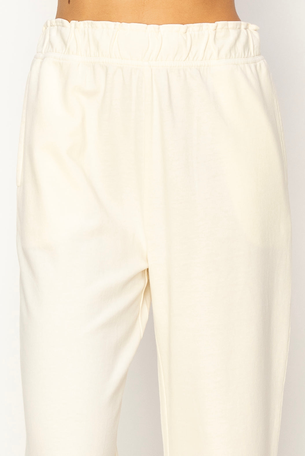 Wholesale High Waist Flare Pants Pants DZ24C346-D CREAM DOUBLE ZERO