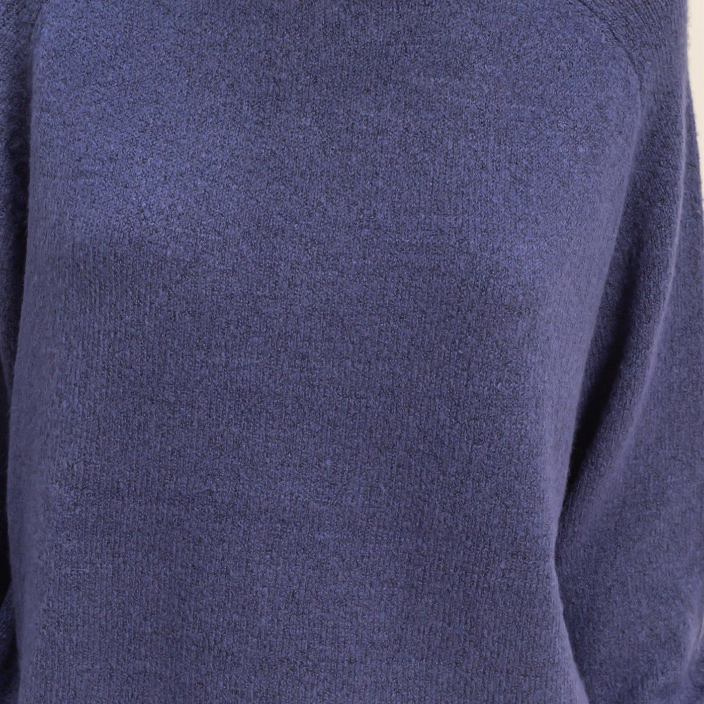 Wholesale Oversized High Low Turtleneck Sweater Sweaters DZ25C943 DUSTY INDIGO DOUBLE ZERO