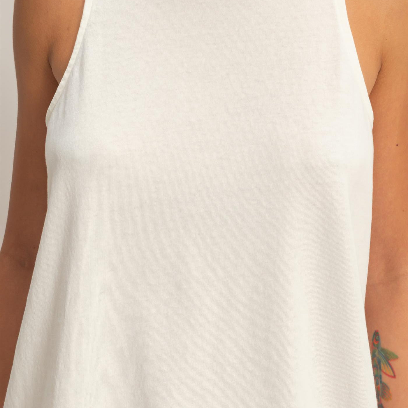Wholesale Mineral Washed Sleeveless Top Clothing Tops DZ26A739 OFF WHITE DOUBLE ZERO