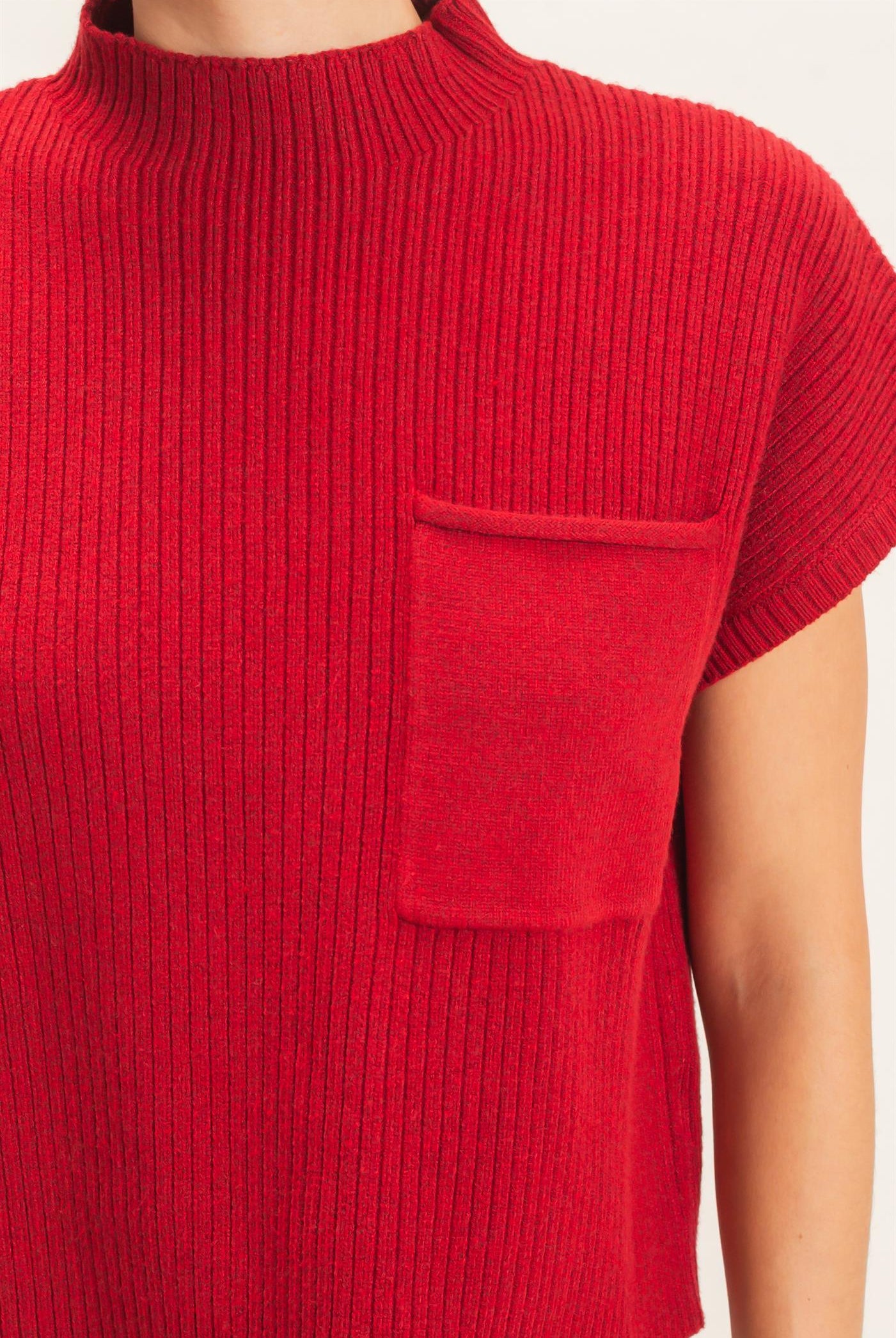 Wholesale Ribbed Dolman Sweater Sweaters HF26E835 BERRY HYFVE
