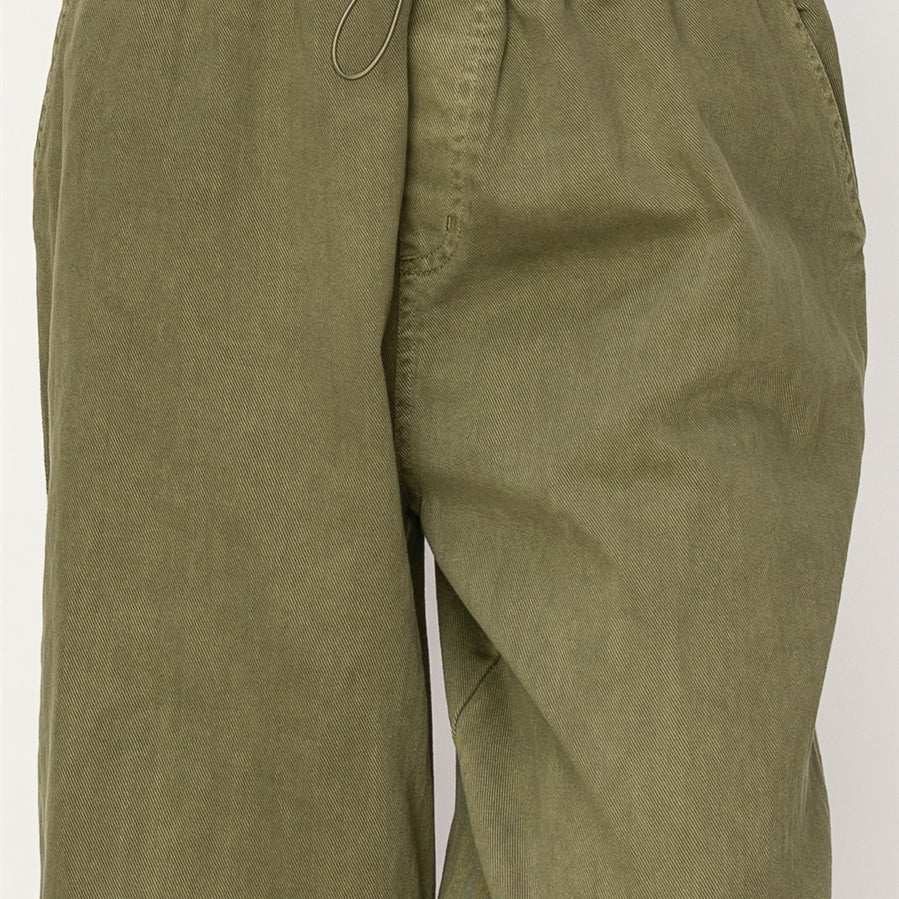 Wholesale Mid Rise Parachute Pants Pants DZ24A518 MOSS DOUBLE ZERO