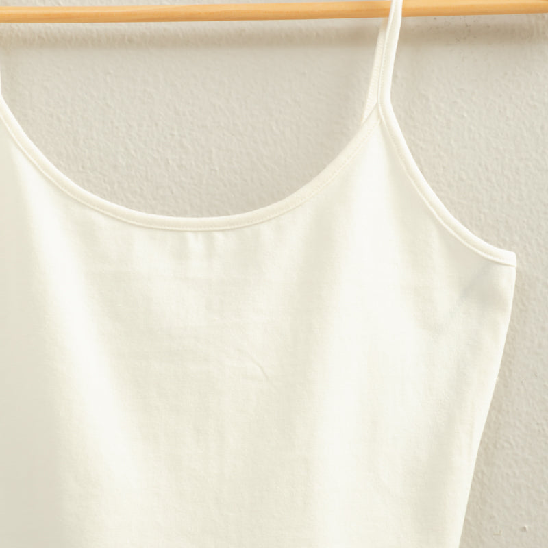 Wholesale Basic Cropped Cami Top Clothing Tops DZ22C818 MARSHMALLOW DOUBLE ZERO