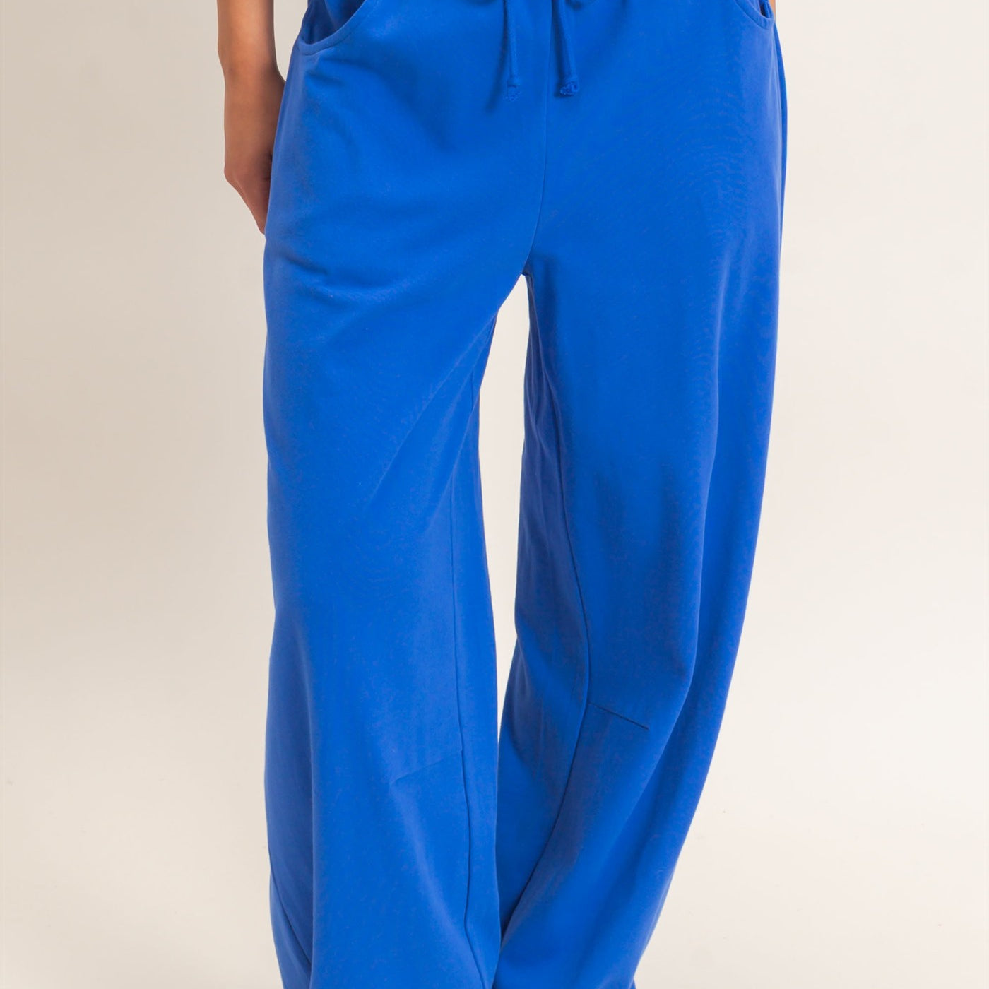 Wholesale Washed Barrel Sweatpants Pants DZ26E379 COBALT DOUBLE ZERO