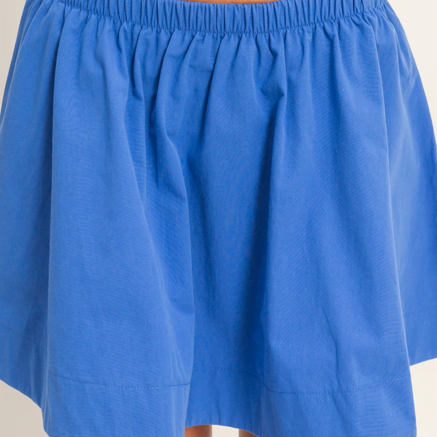 Wholesale Sleeveless Ribbed Top And Skirt Set Clothing DZ26C346-SET COBALT DOUBLE ZERO