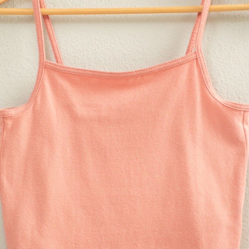 Wholesale Basic Cami Crop Top Clothing Tops DZ22C574 TEAK ROSE HYFVE