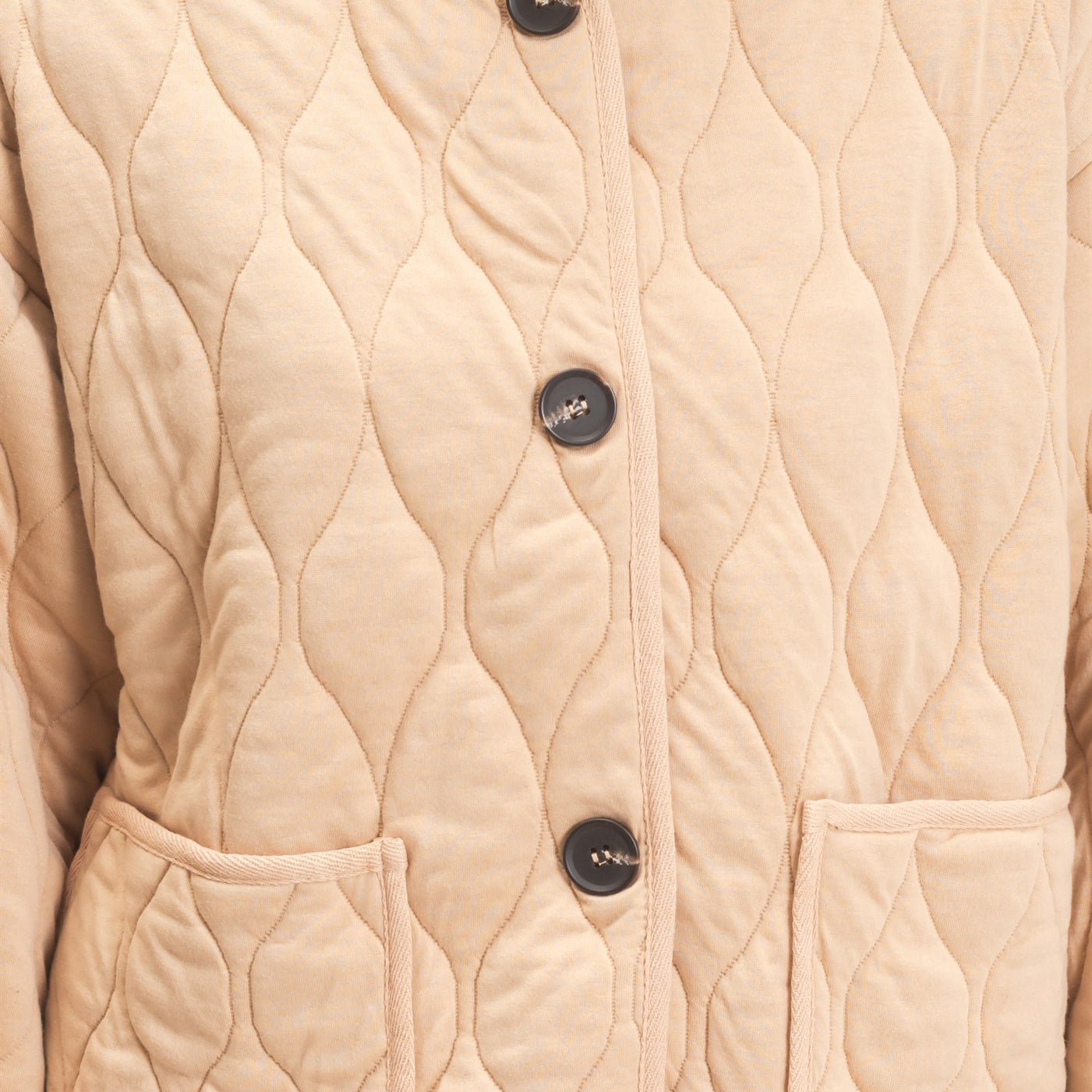 Wholesale Diamond Quilted Jacket Coats & Jackets HF26E370 TAUPE HYFVE
