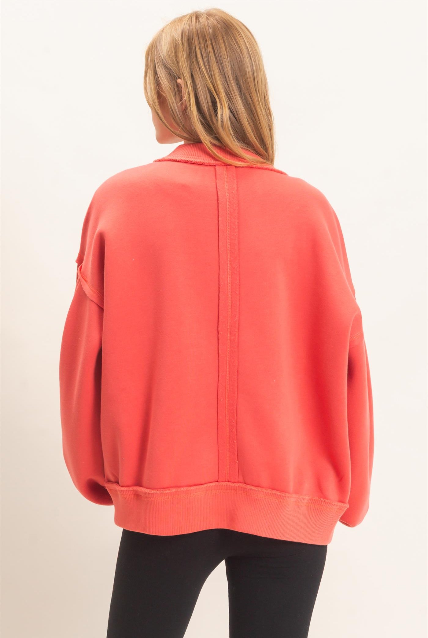 Wholesale Snap Front Jacket Coats & Jackets HF26E003 TOMATO HYFVE