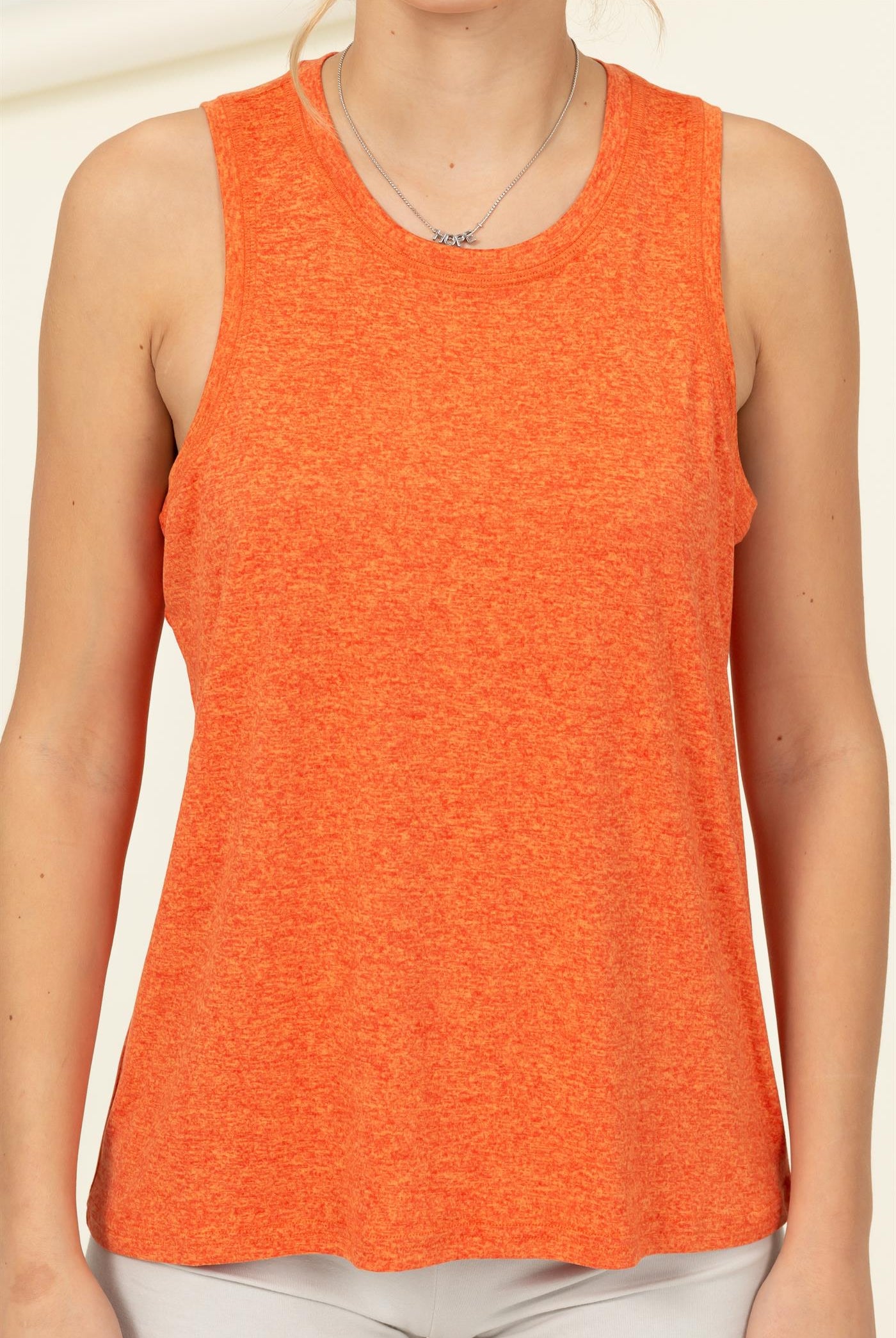 Wholesale Basic Sleeveless Top Clothing Tops DZ22E869 FLARE DOUBLE ZERO
