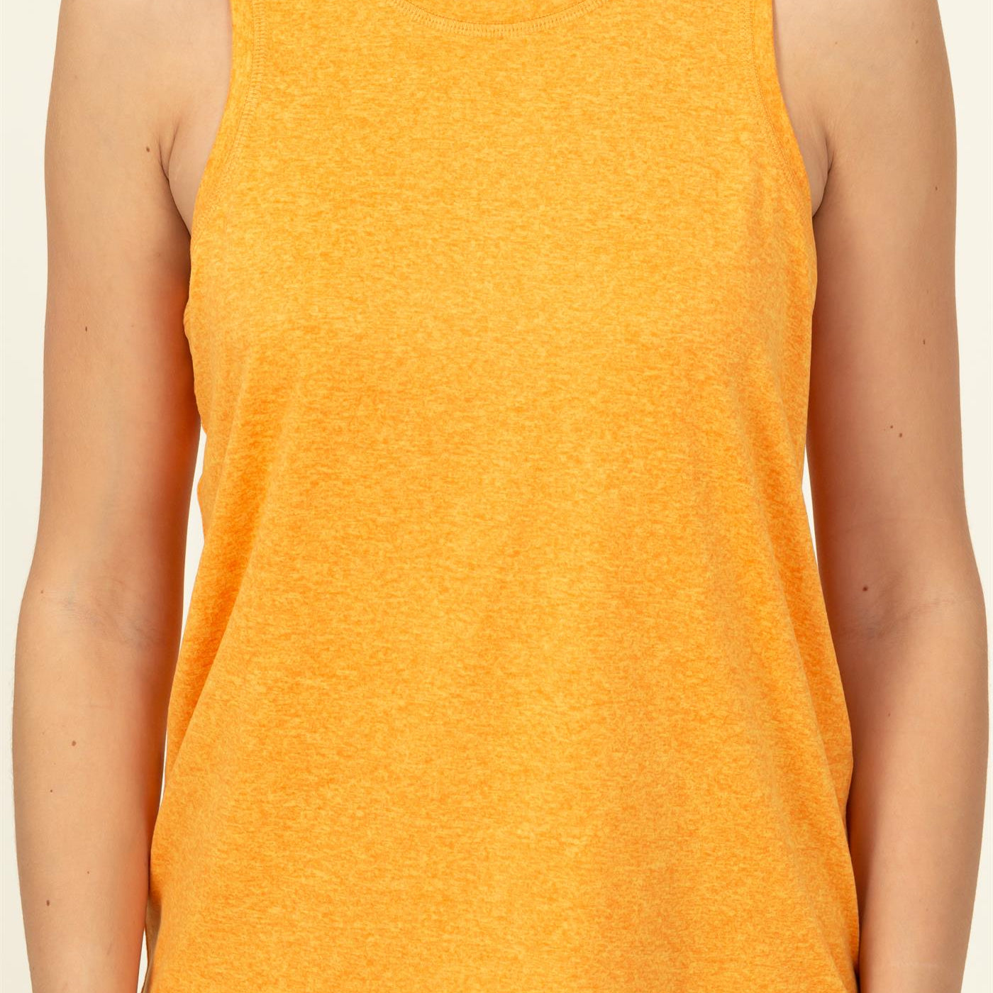 Wholesale Basic Sleeveless Top Clothing Tops DZ22E869 VIBE ORANGE DOUBLE ZERO