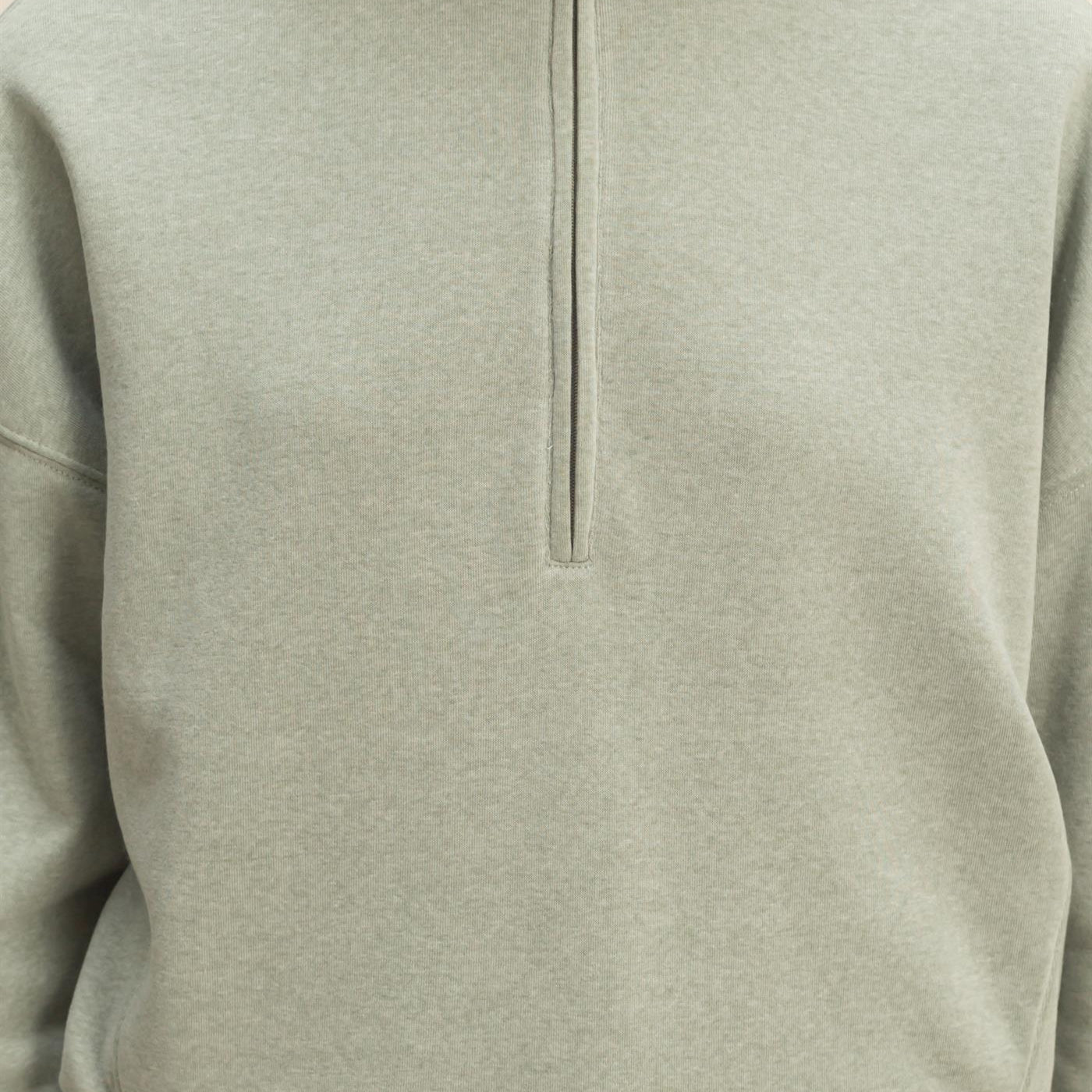 Wholesale Love This Way Half-Zip Sweatshirt Sweatshirts DZ25C908 SAGE GREEN DOUBLE ZERO