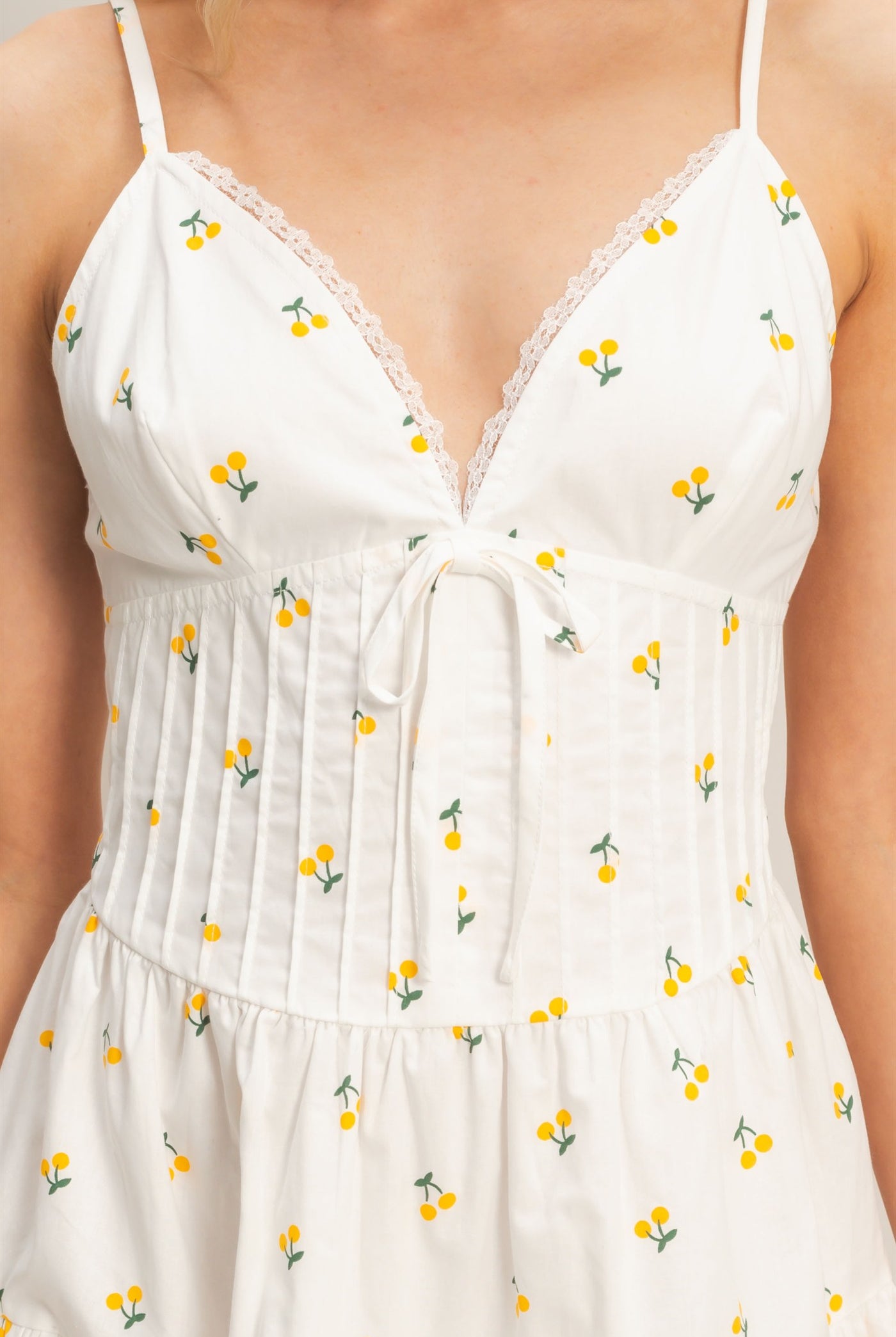 Wholesale Tiered Mini Dress Dresses HF26C008 YELLOW HYFVE