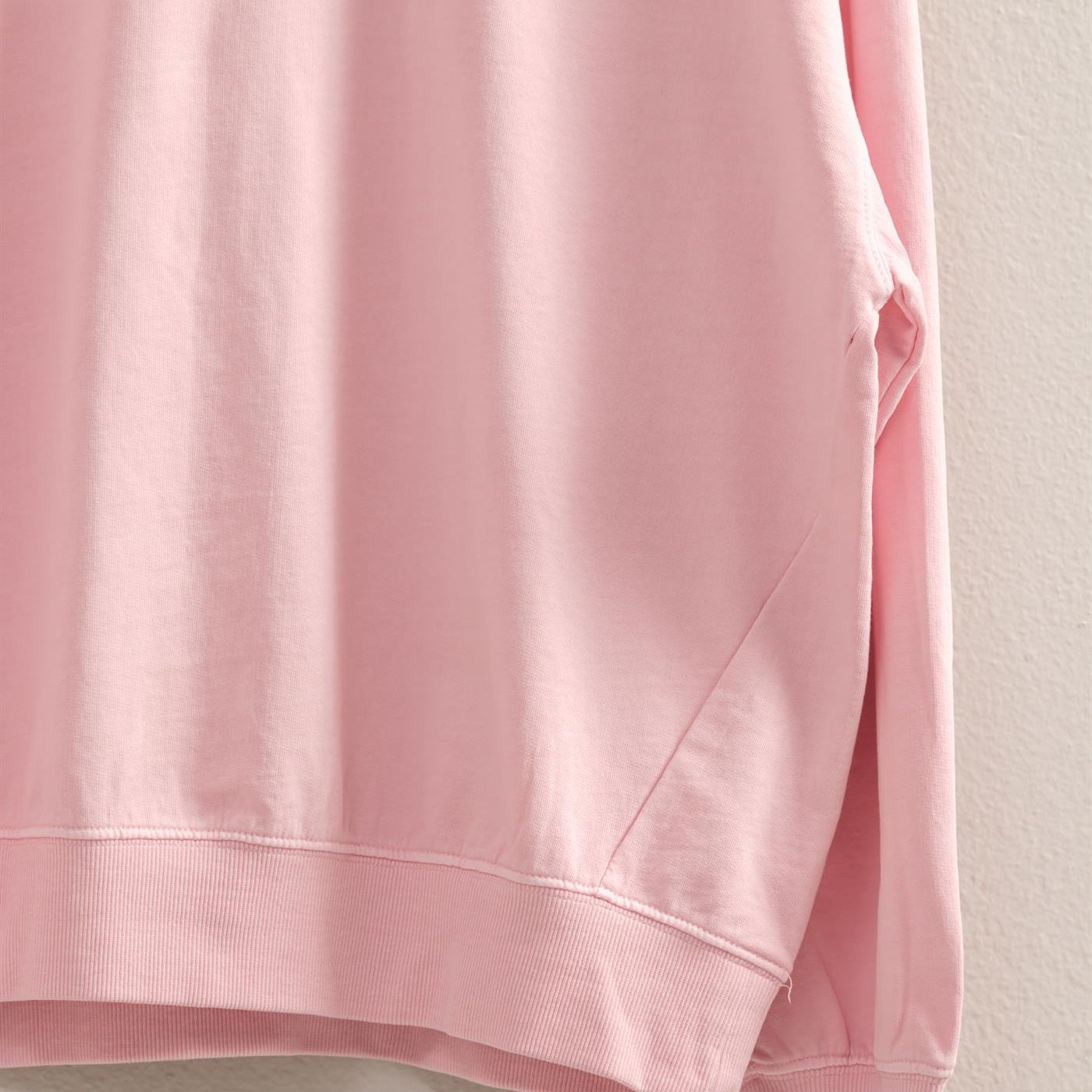 Wholesale Warm Long Sleeve French Terry Sweatshirt Sweatshirts DZ25C733 SOFT PINK HYFVE