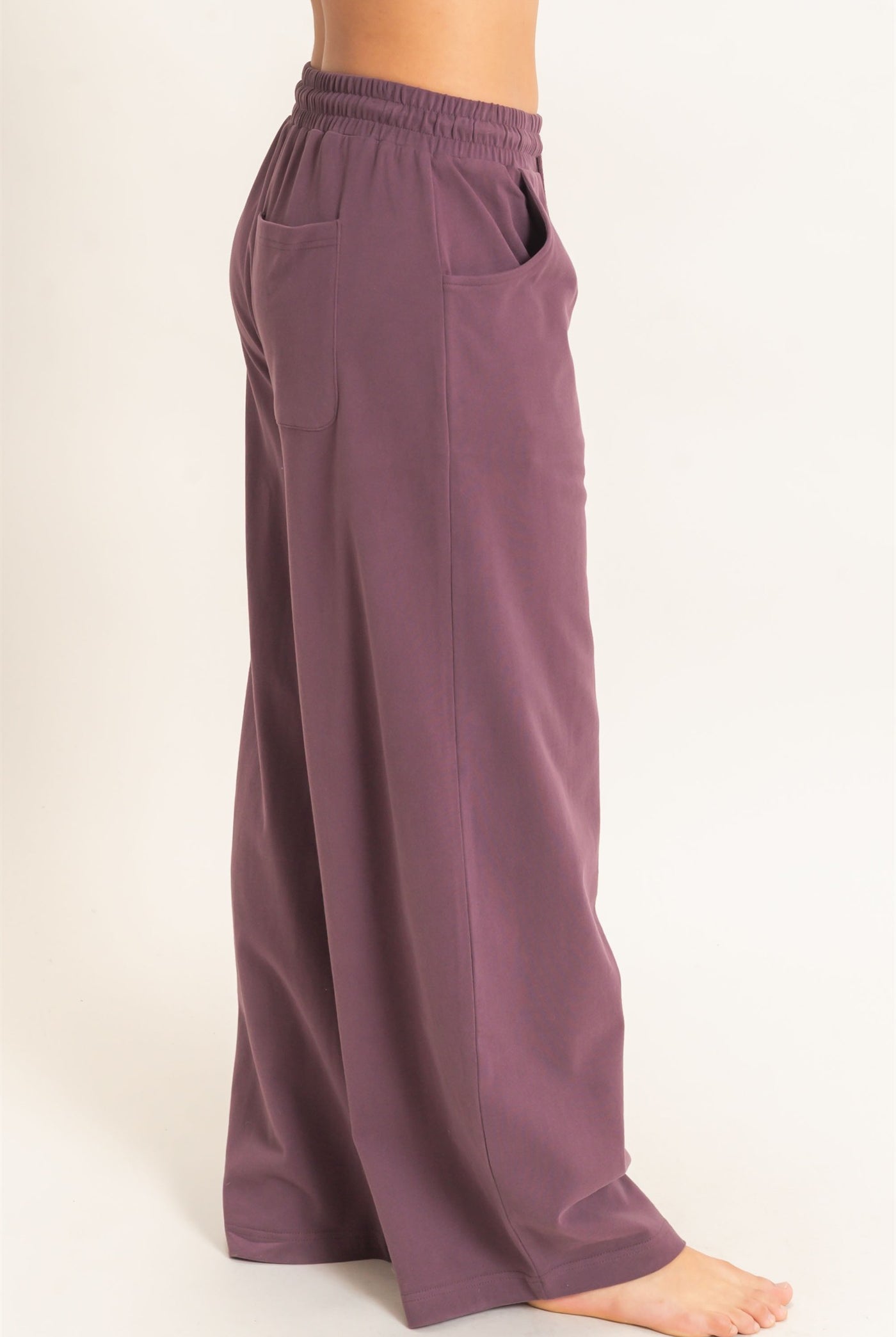 Wholesale Washed Barrel Sweatpants Pants DZ26E379 COCOA DOUBLE ZERO