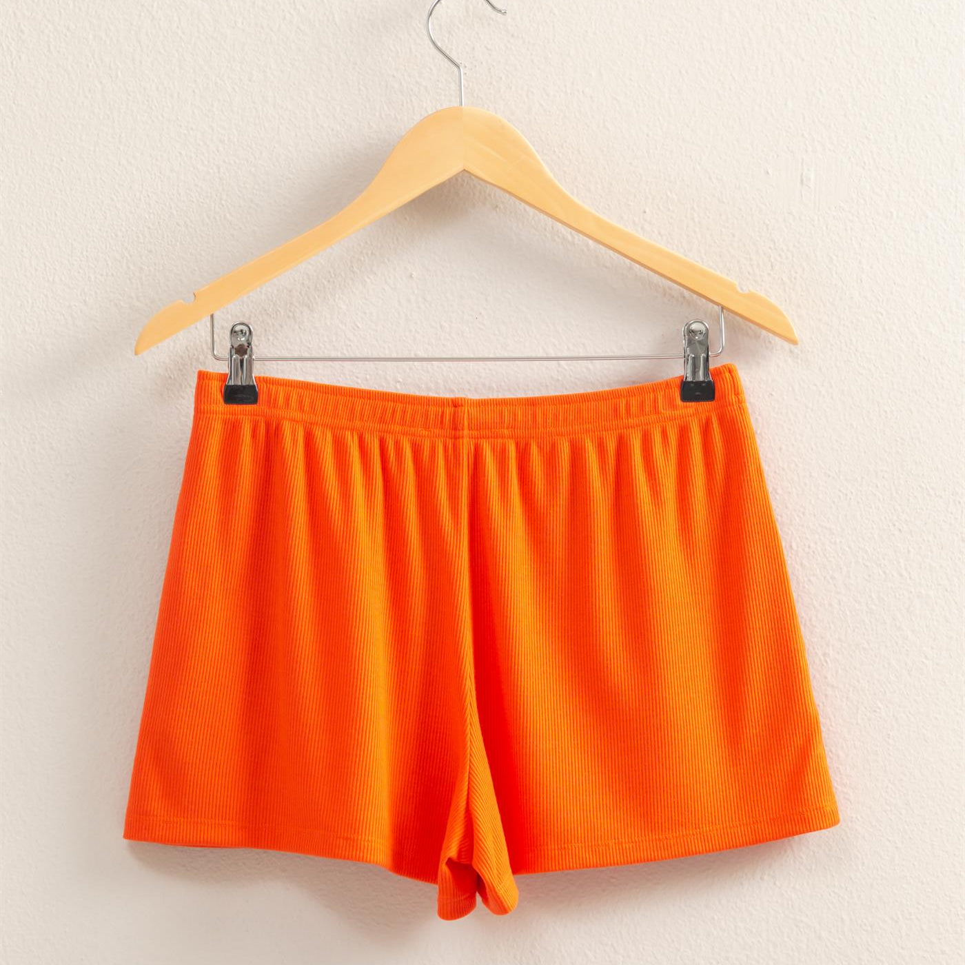 Wholesale High Waist Button Detail Flowy Shorts Shorts DZ25A934 TOMATO DOUBLE ZERO