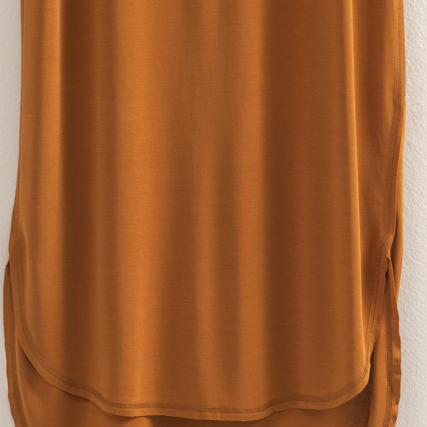Wholesale Soft High Low Midi Dress With Round Hem Dresses DZ25E307 BROWN DOUBLE ZERO