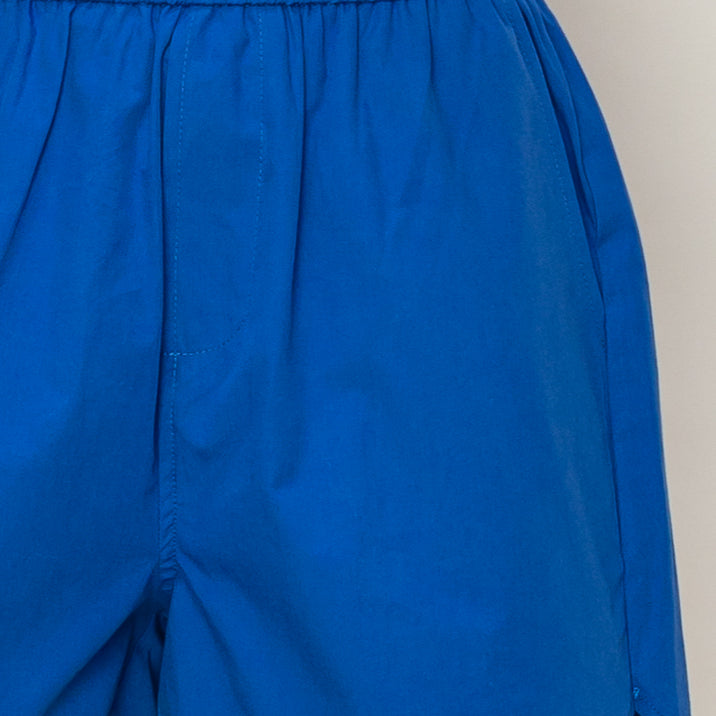 Wholesale Poplin High Waist Shorts Shorts DZ24A298 COBALT DOUBLE ZERO