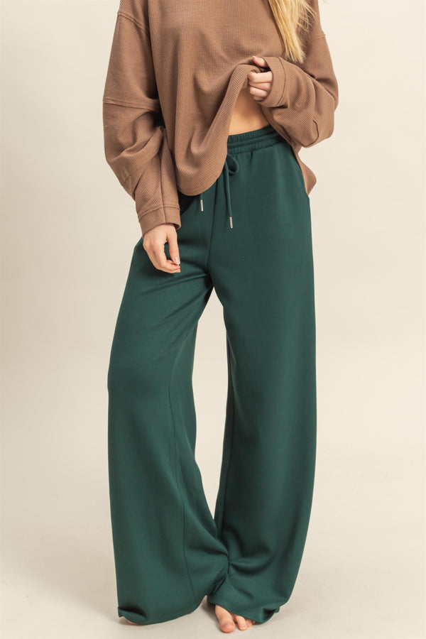 Flowy Knit Drawstring Pants